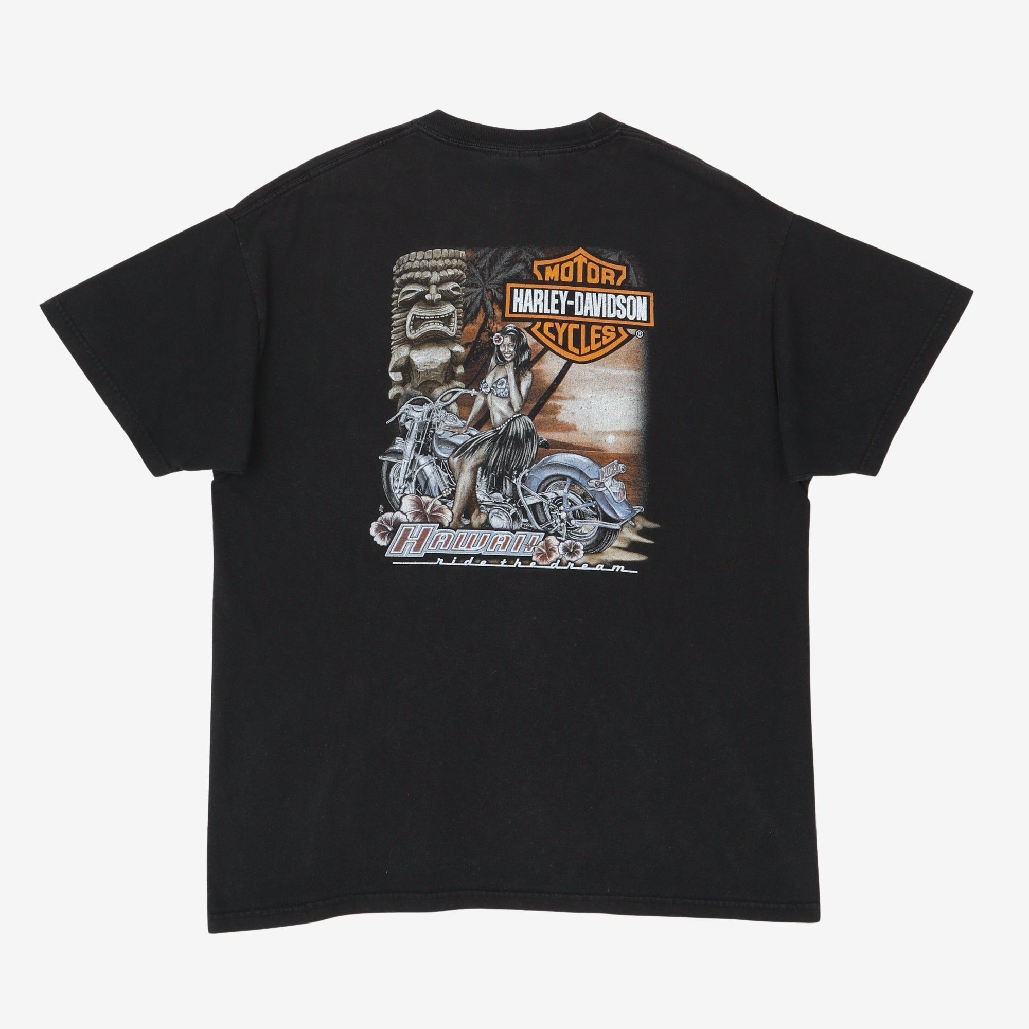 Hawaiian Harley Davidson Tee