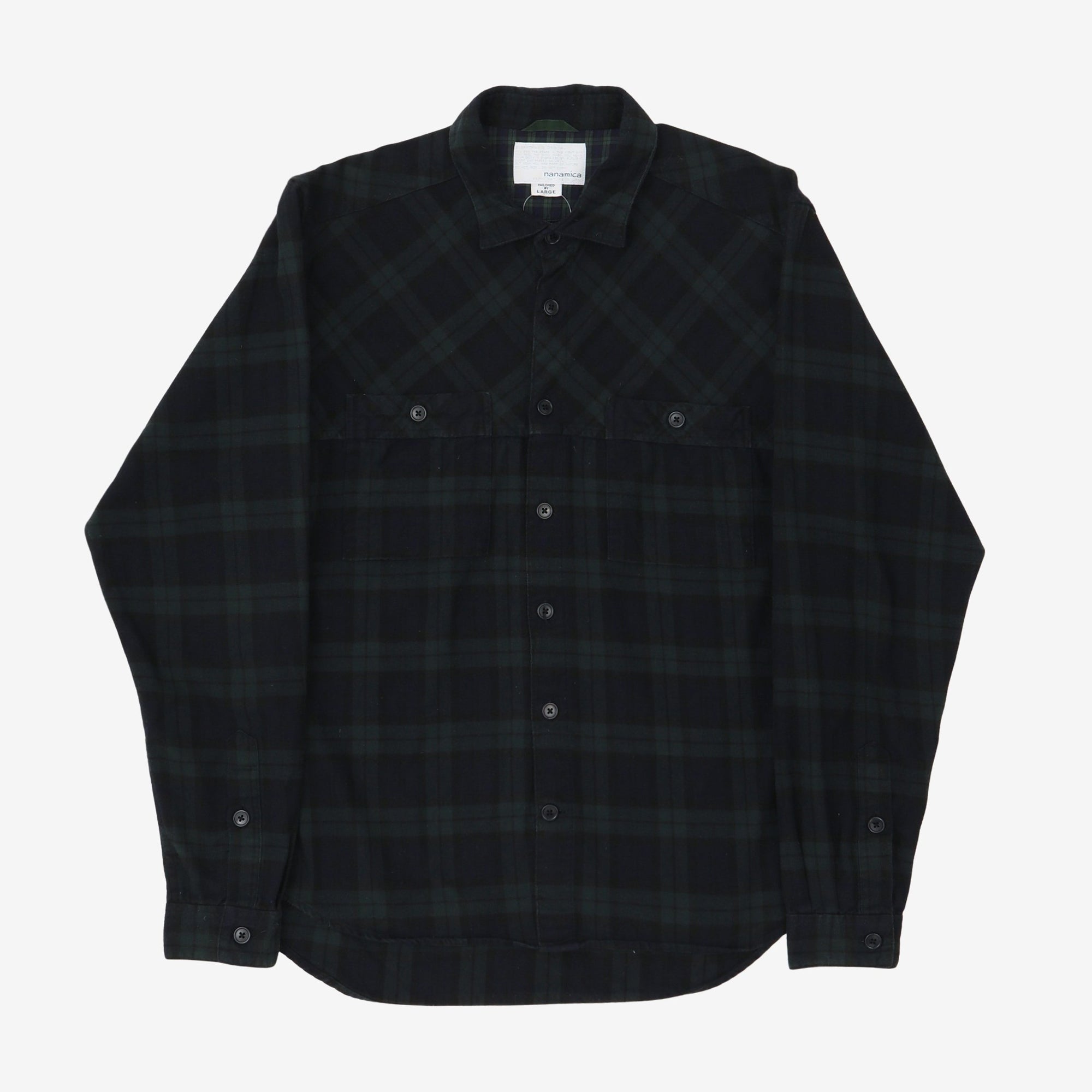 Flannel Plaid Work Shirt