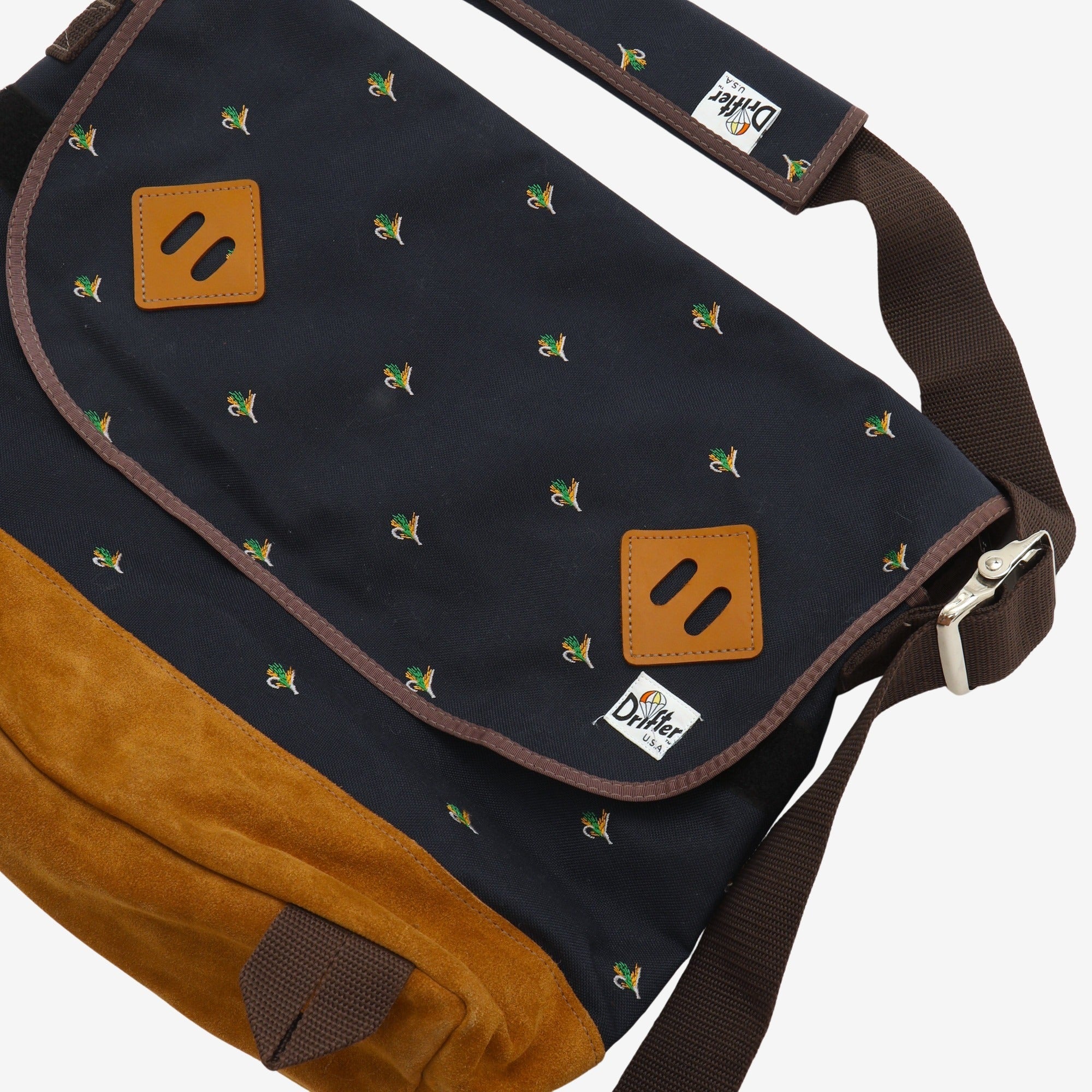 Patterned Messenger Bag