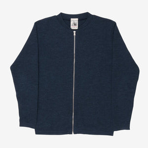 Wool Zip Cardigan