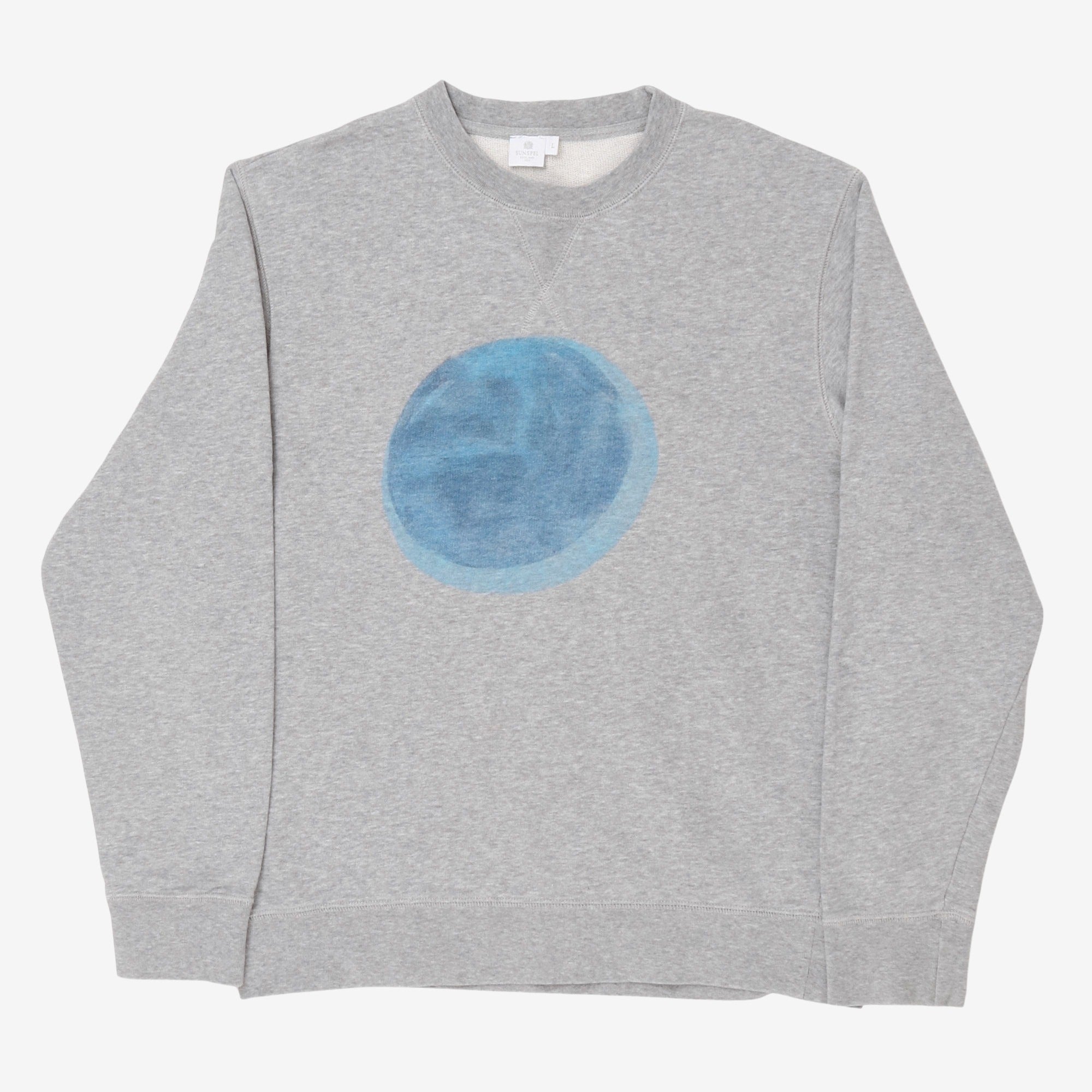 Loopwheel Print Crewneck Sweatshirt