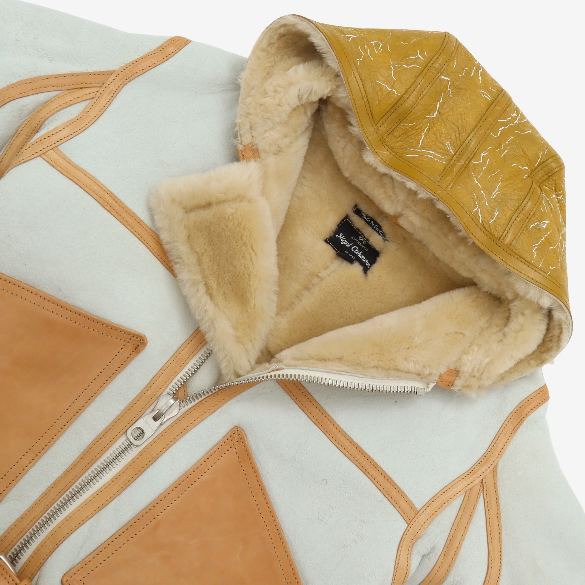 Handpainted Dropzone Sheepskin Jacket