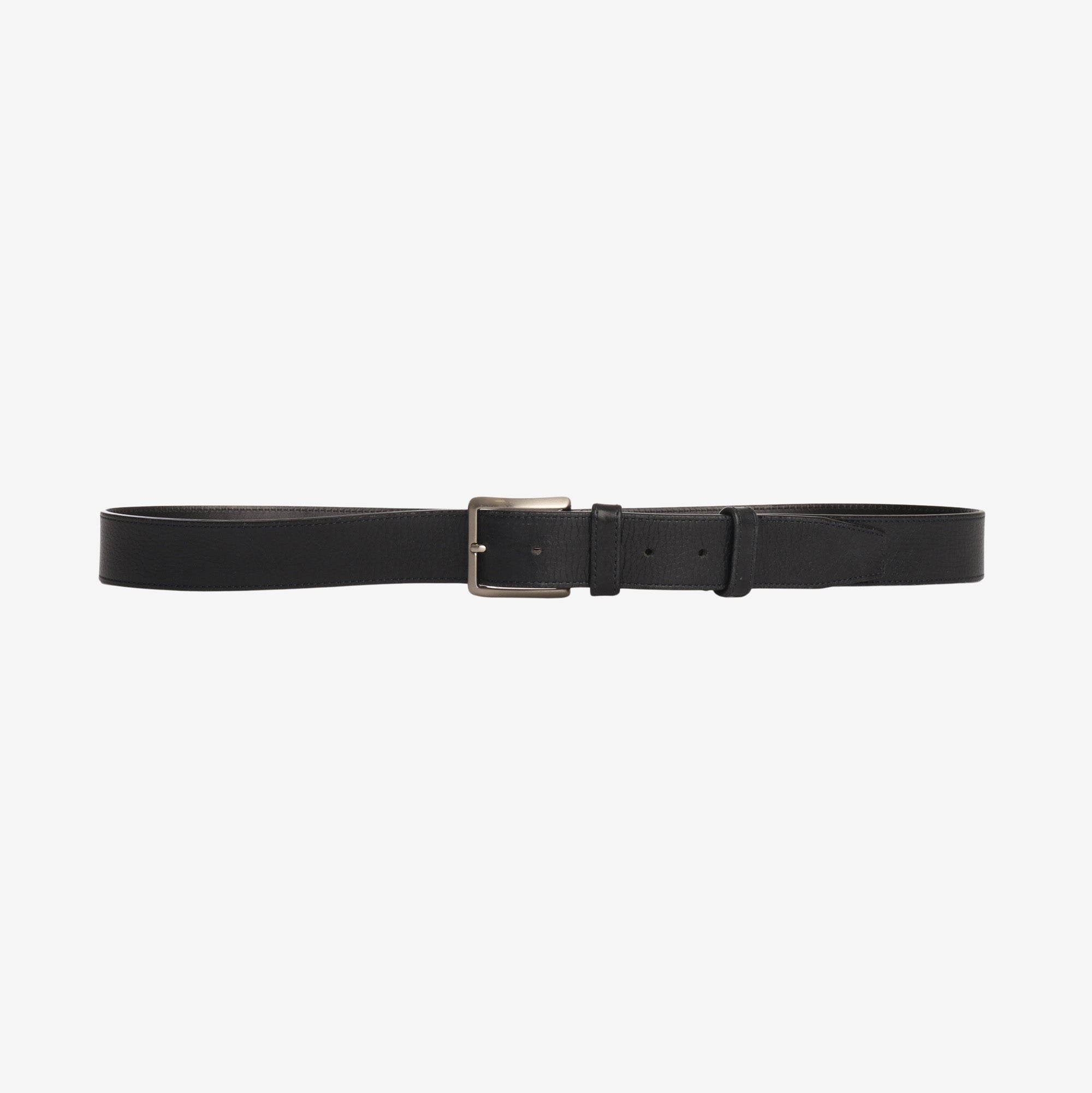 Grained Leather Belt