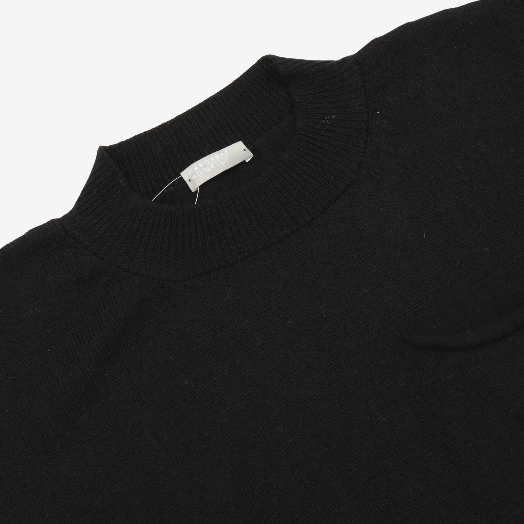 Mock Neck Pocket Sweater