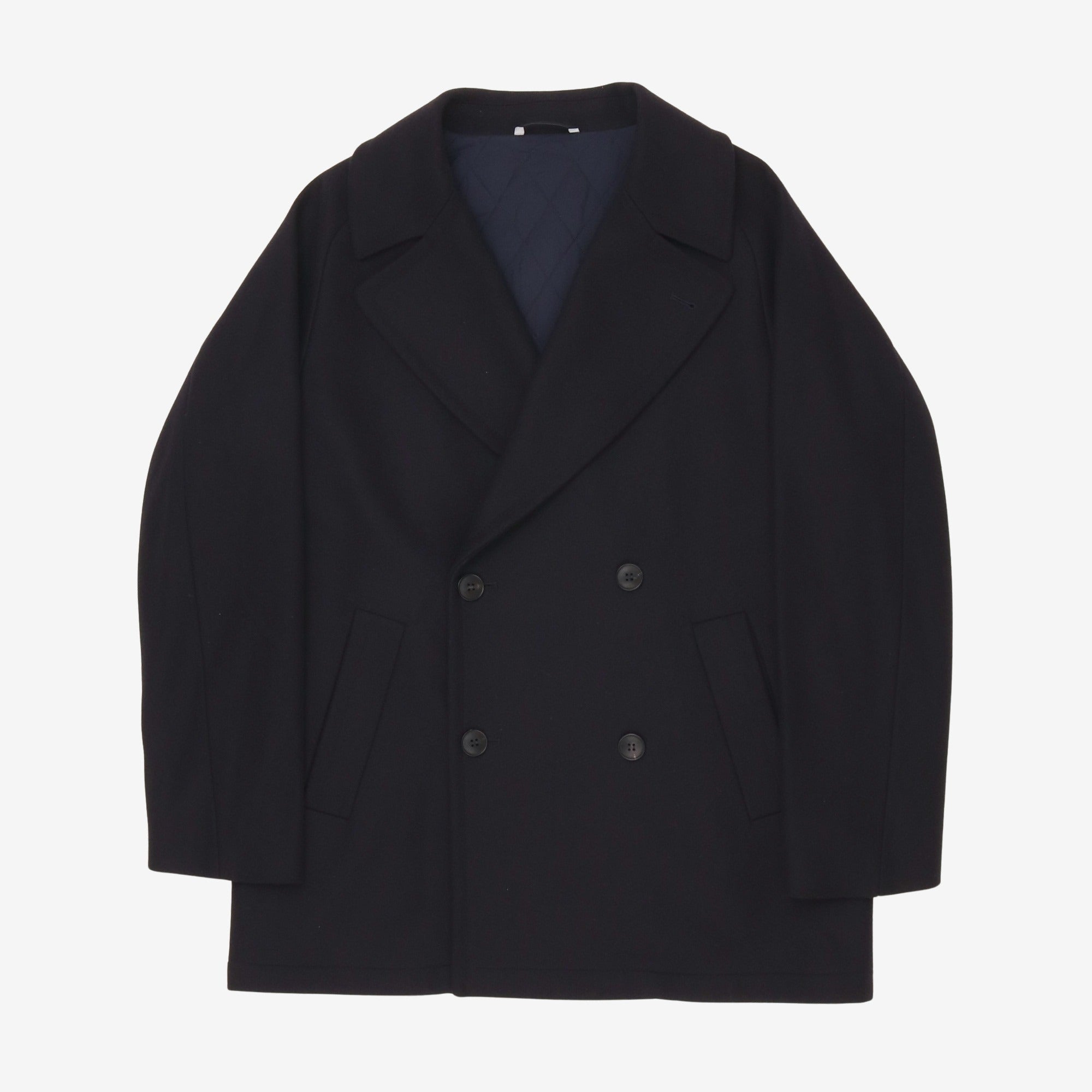 DB Wool Quilted Peacoat