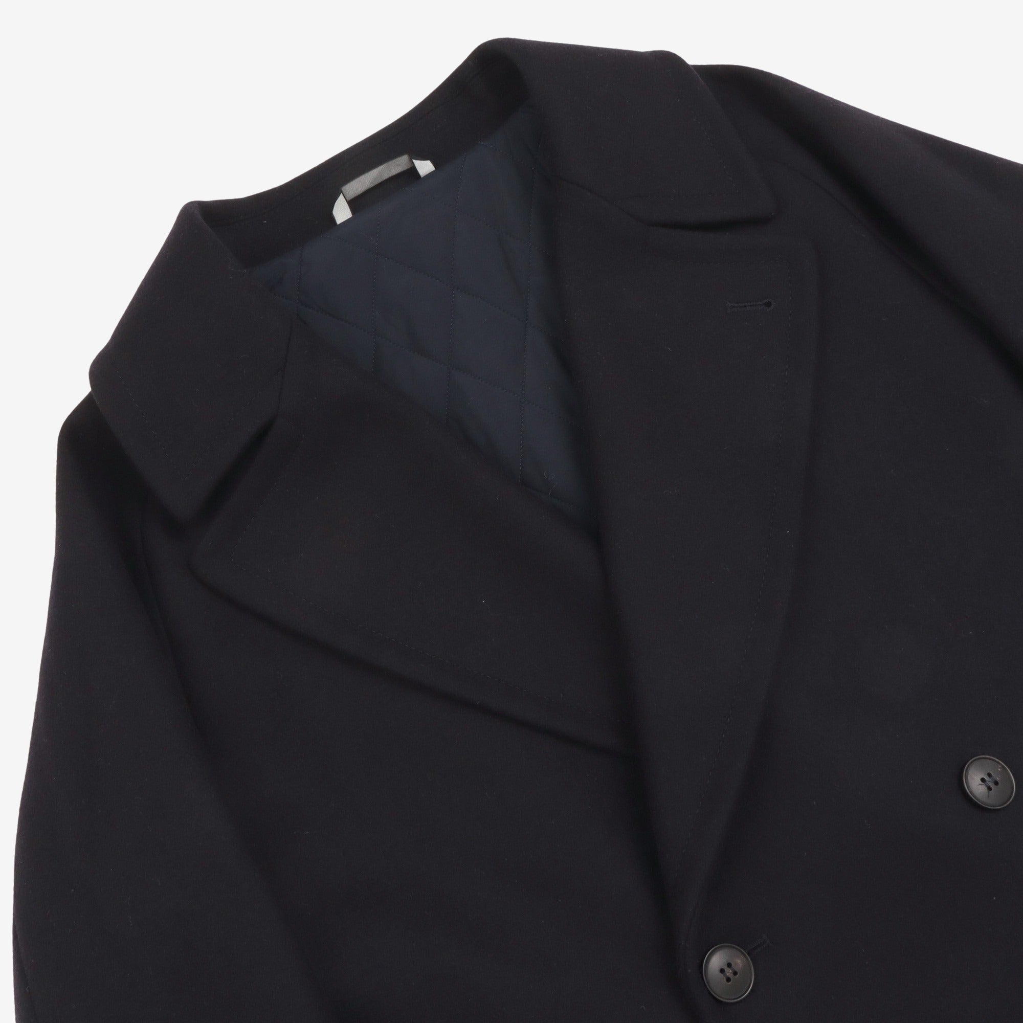 DB Wool Quilted Peacoat