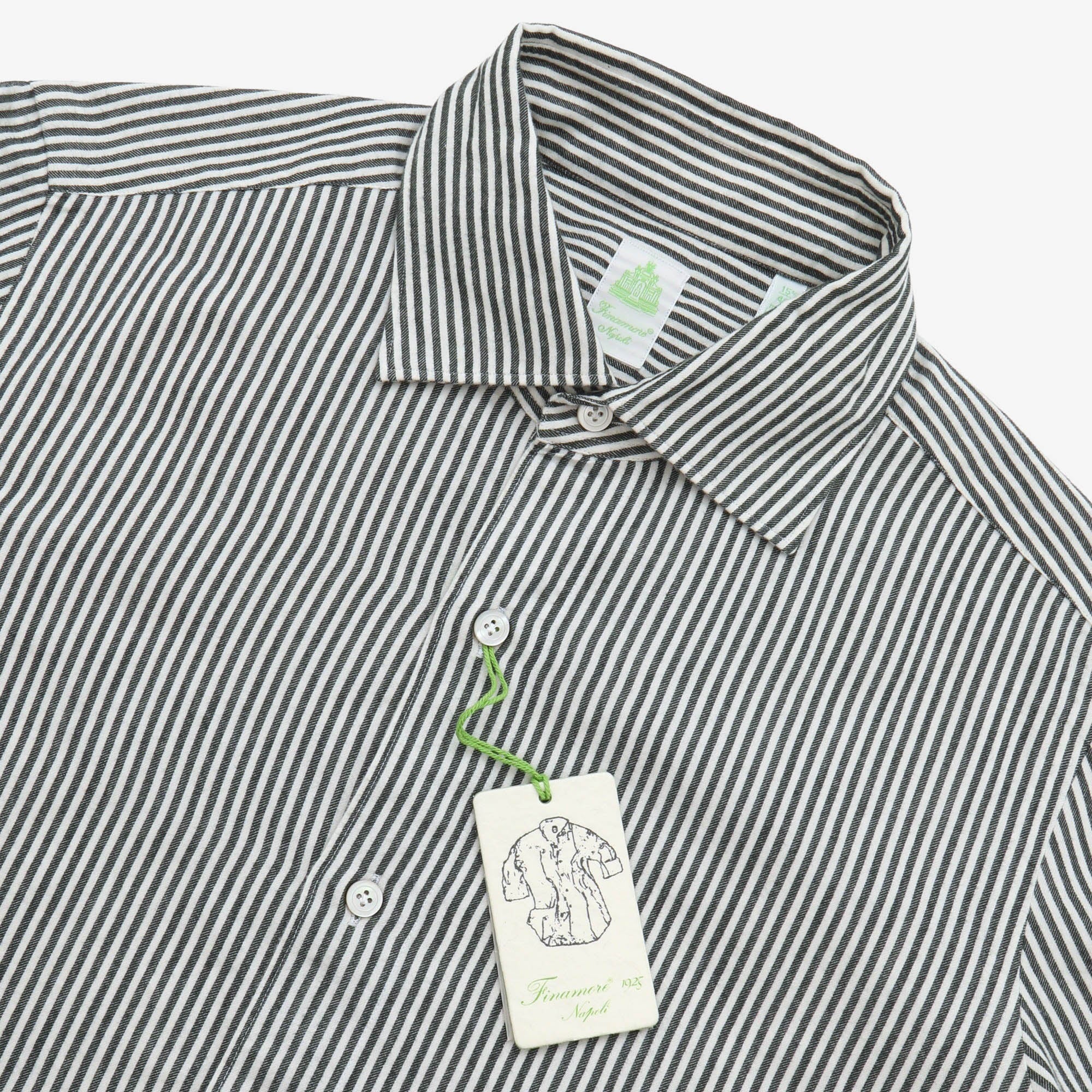 Luigi Sport Striped Flannel Shirt