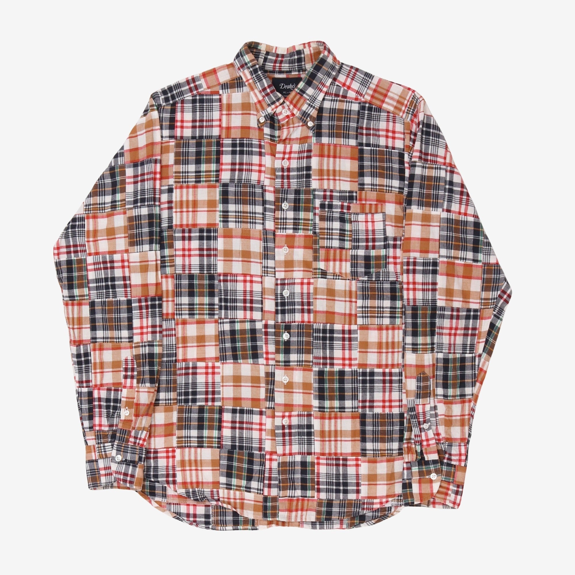 Madras Patchwork BD Shirt