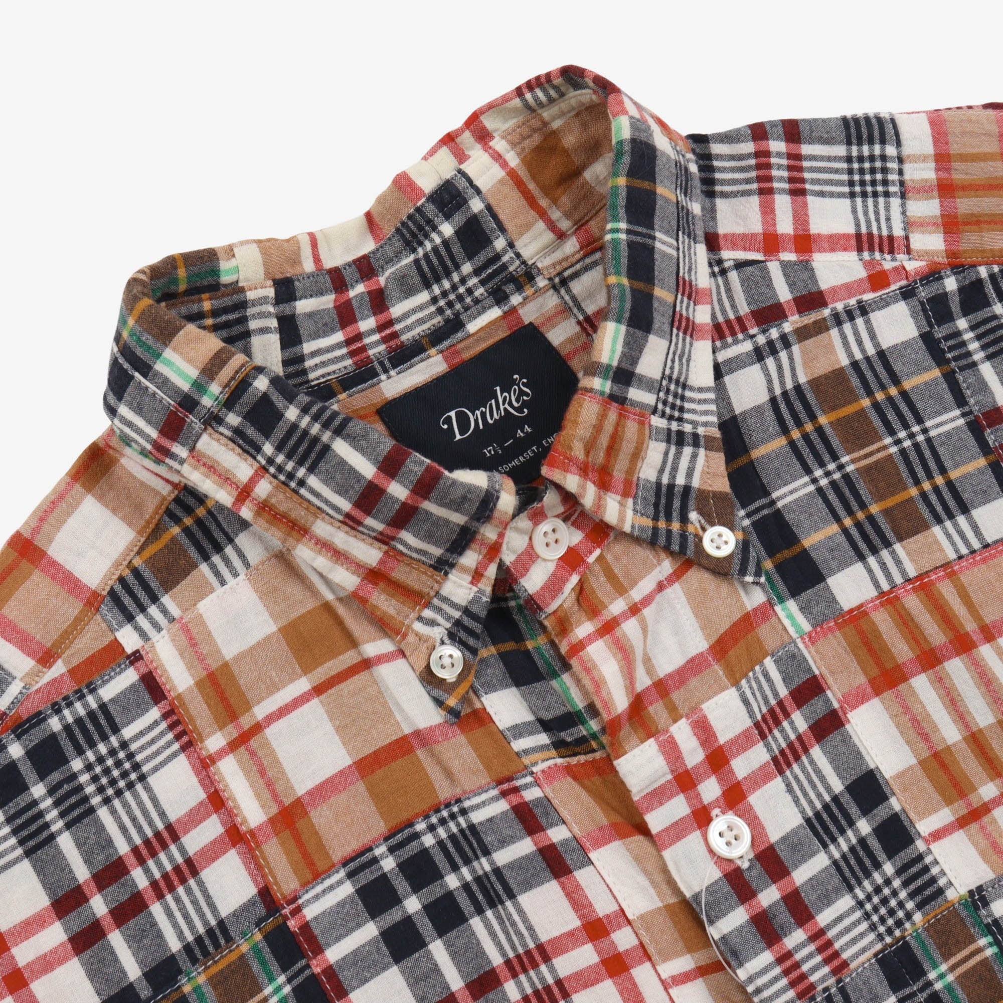 Madras Patchwork BD Shirt