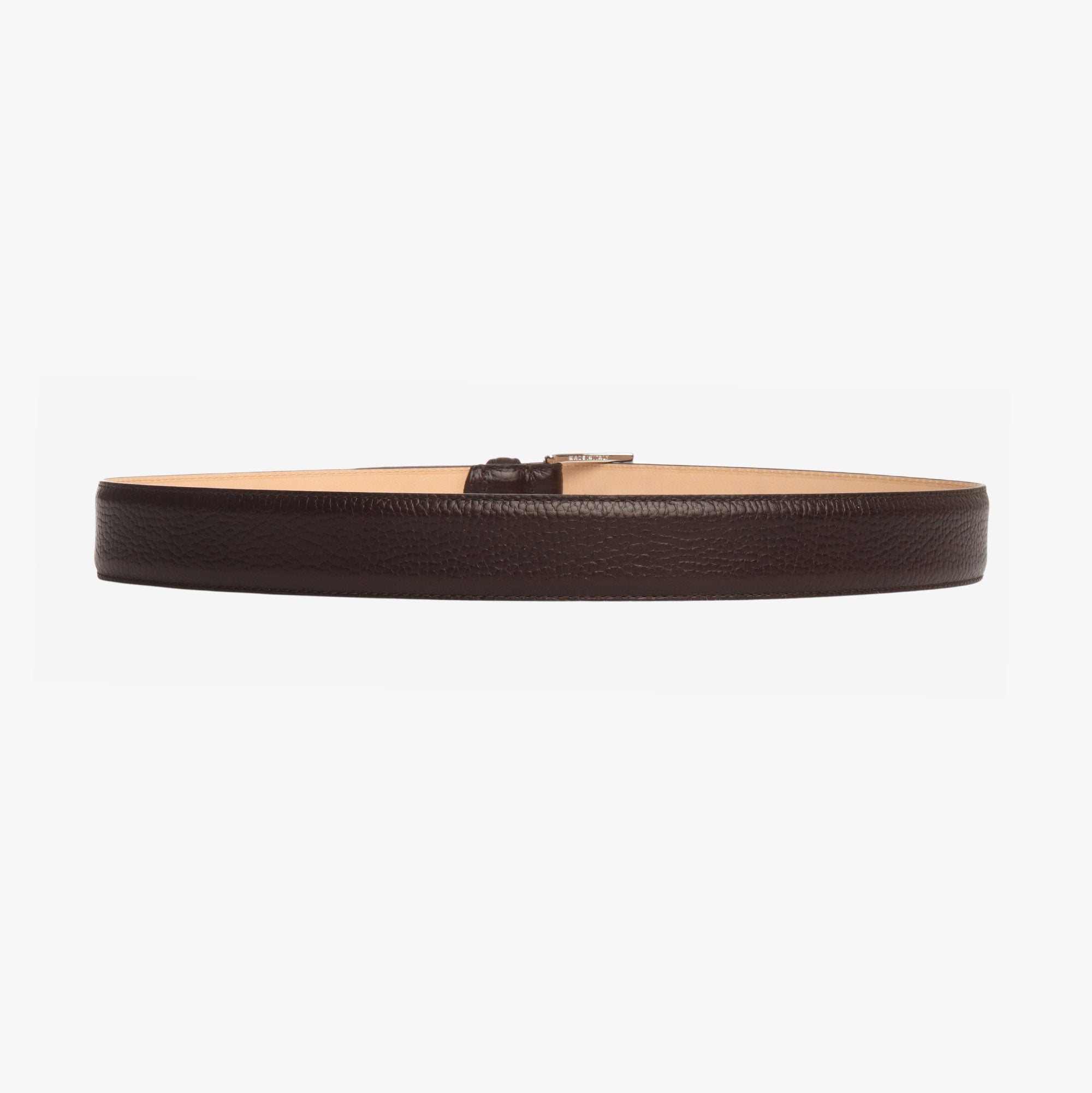 Grained Leather Belt