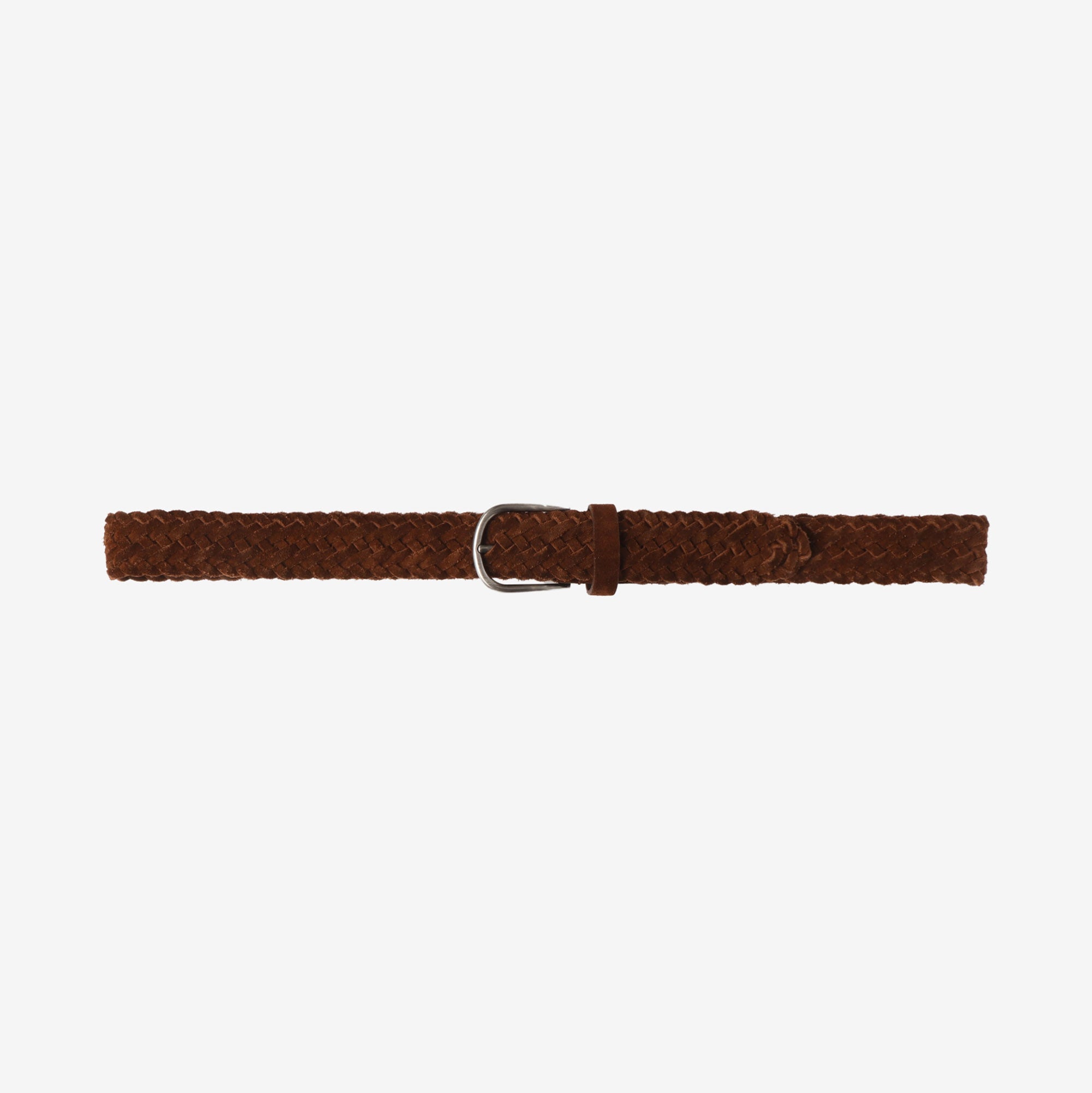 Pleated Suede Belt