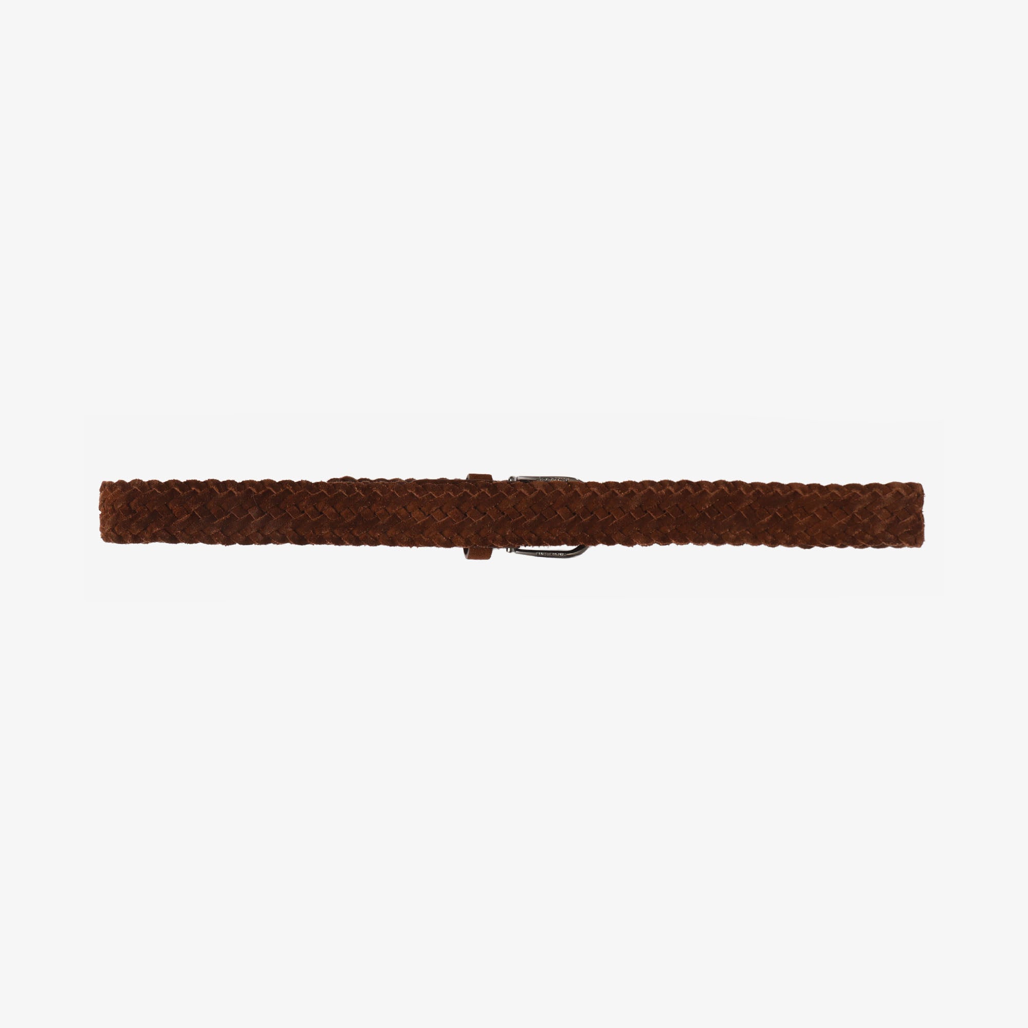 Pleated Suede Belt