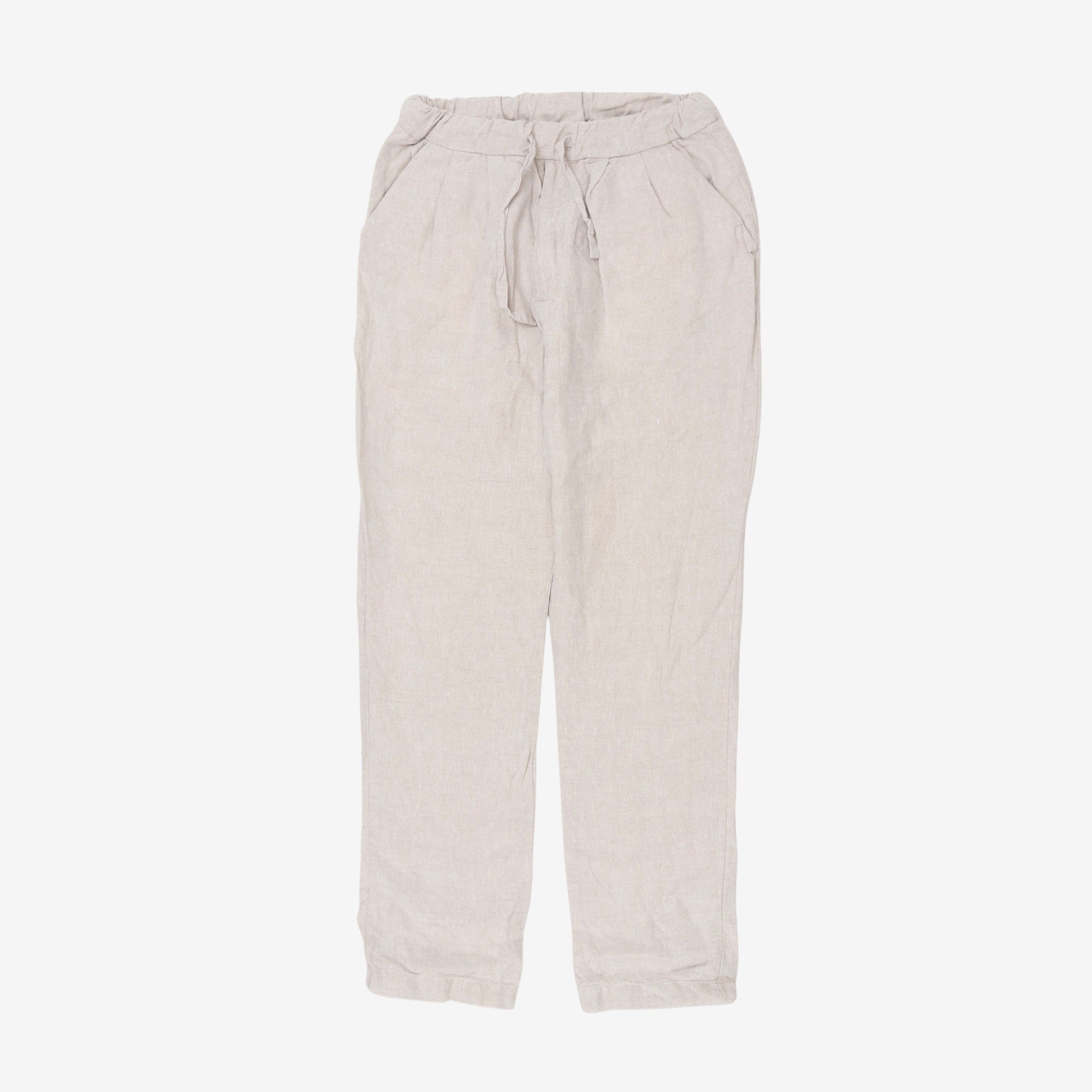 Drawstring Pleated Trousers