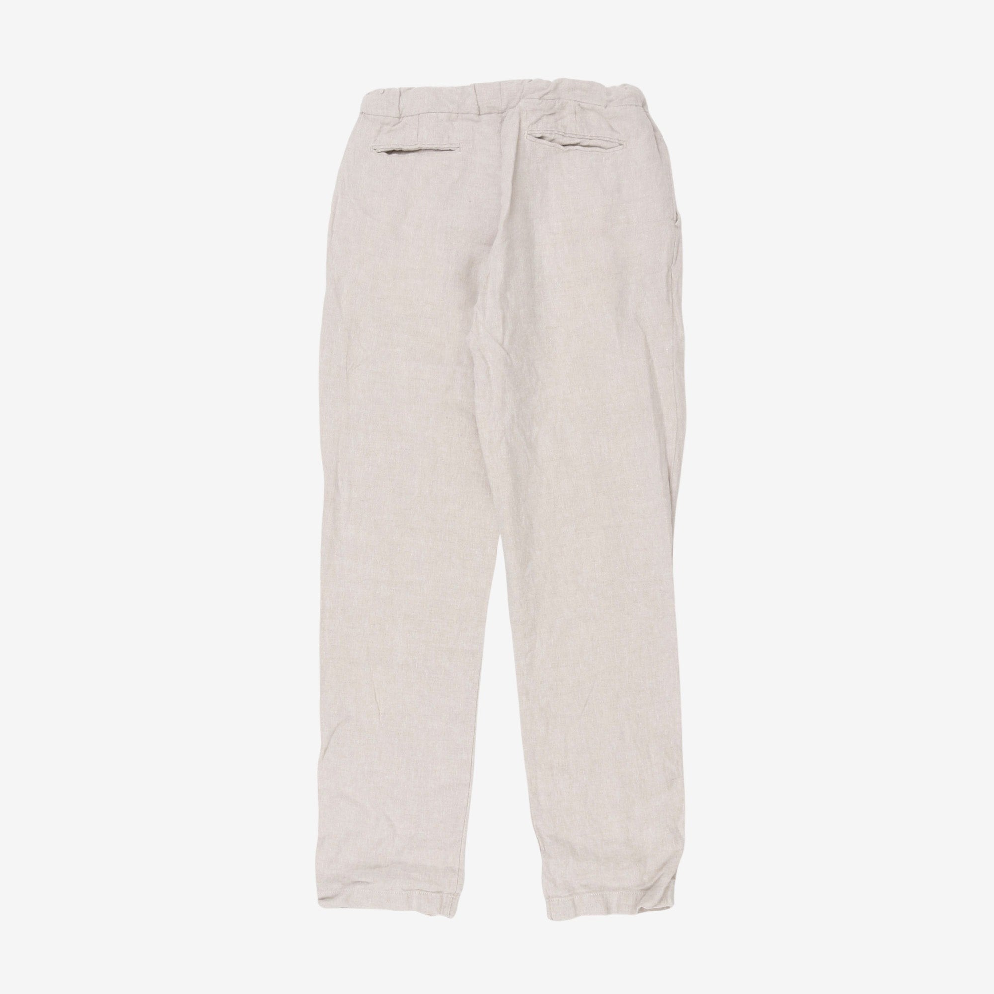 Drawstring Pleated Trousers