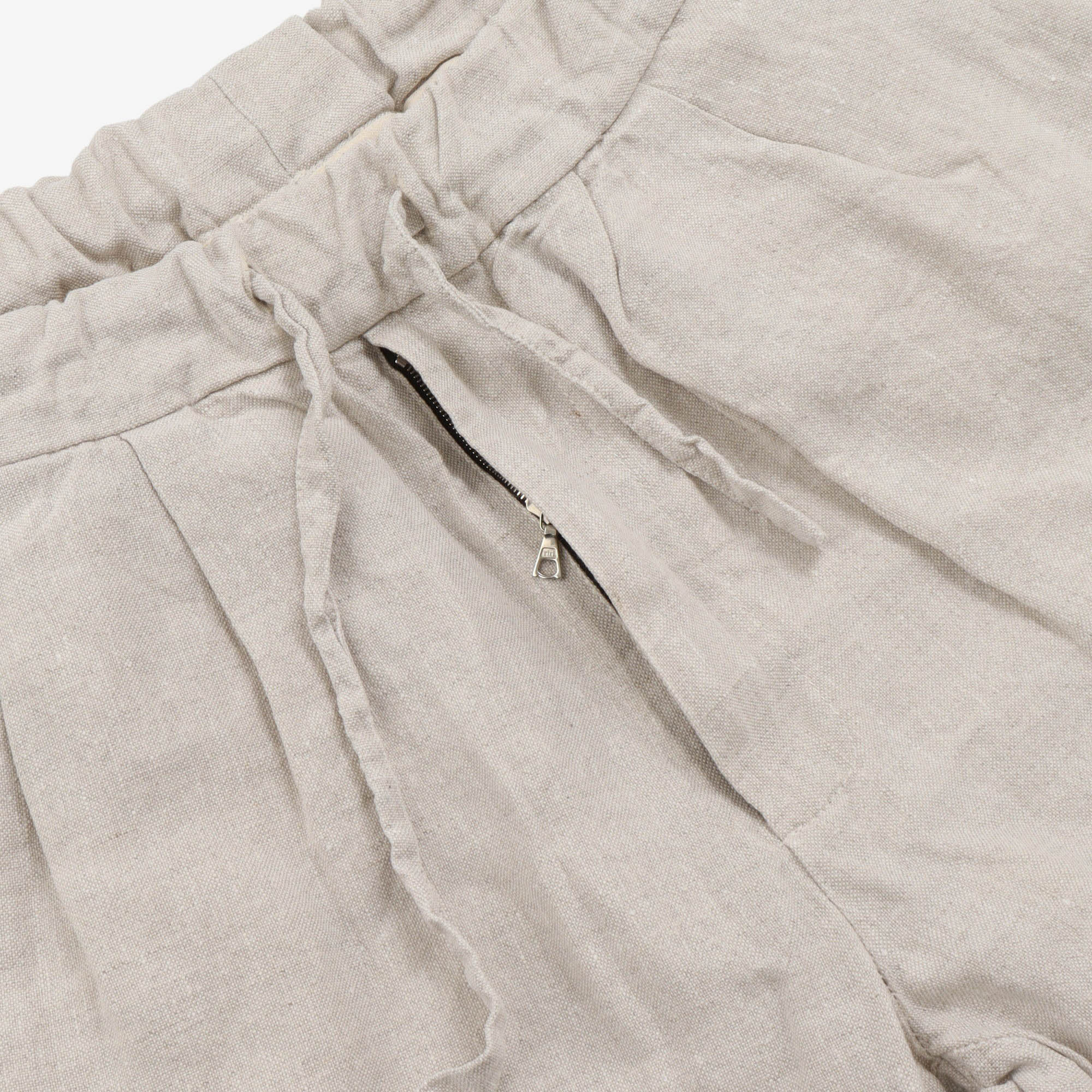 Drawstring Pleated Trousers