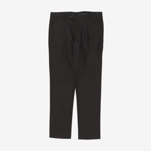 Wool Pleated Trouser