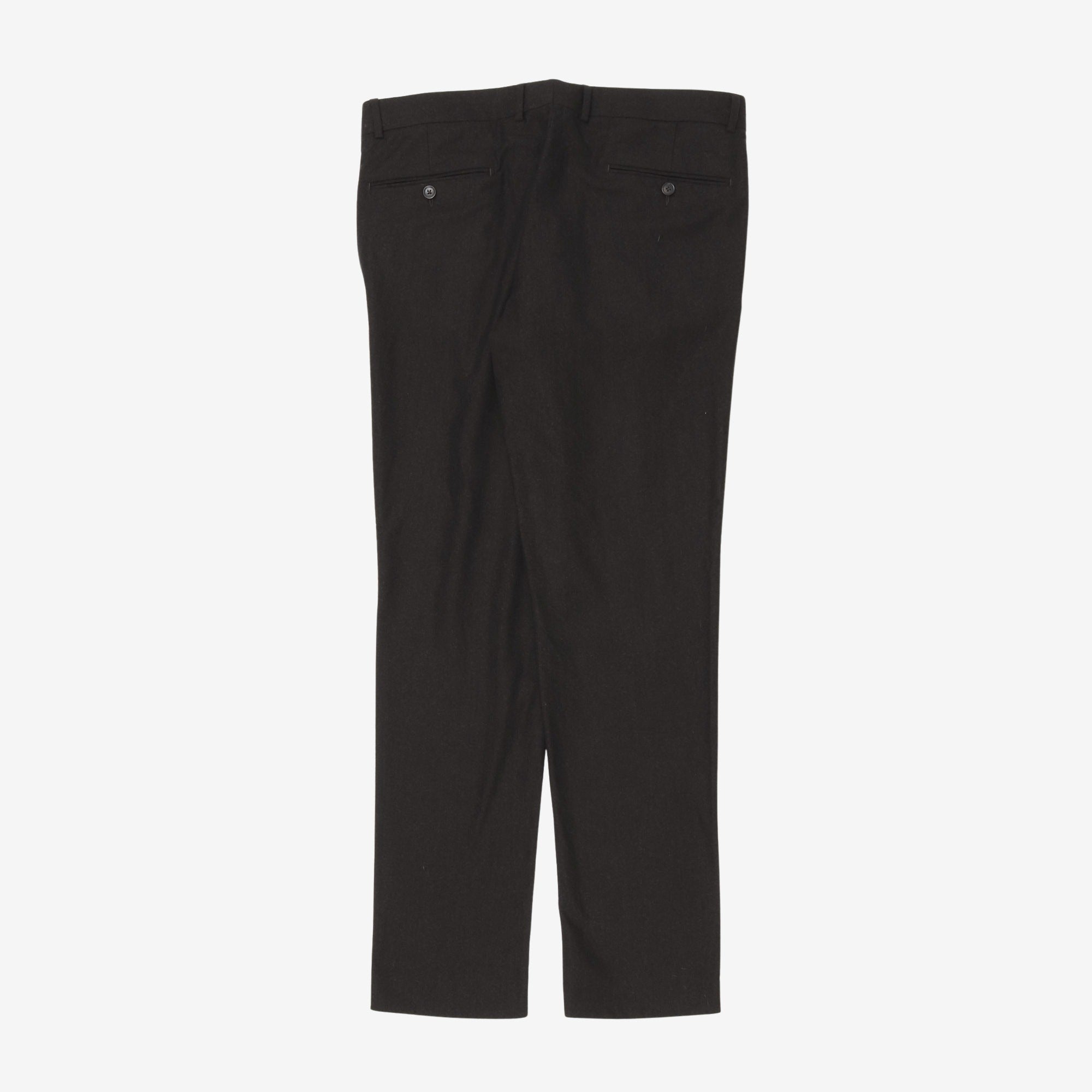 Wool Pleated Trouser