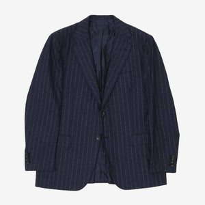 Wool Pinstripe Suit