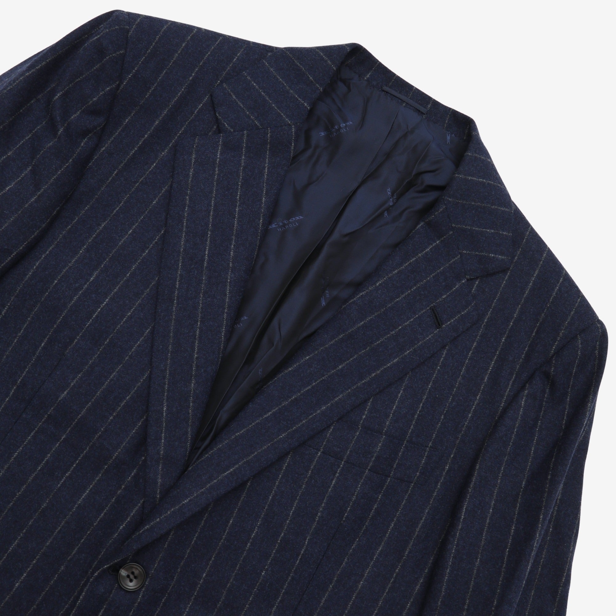 Wool Pinstripe Suit