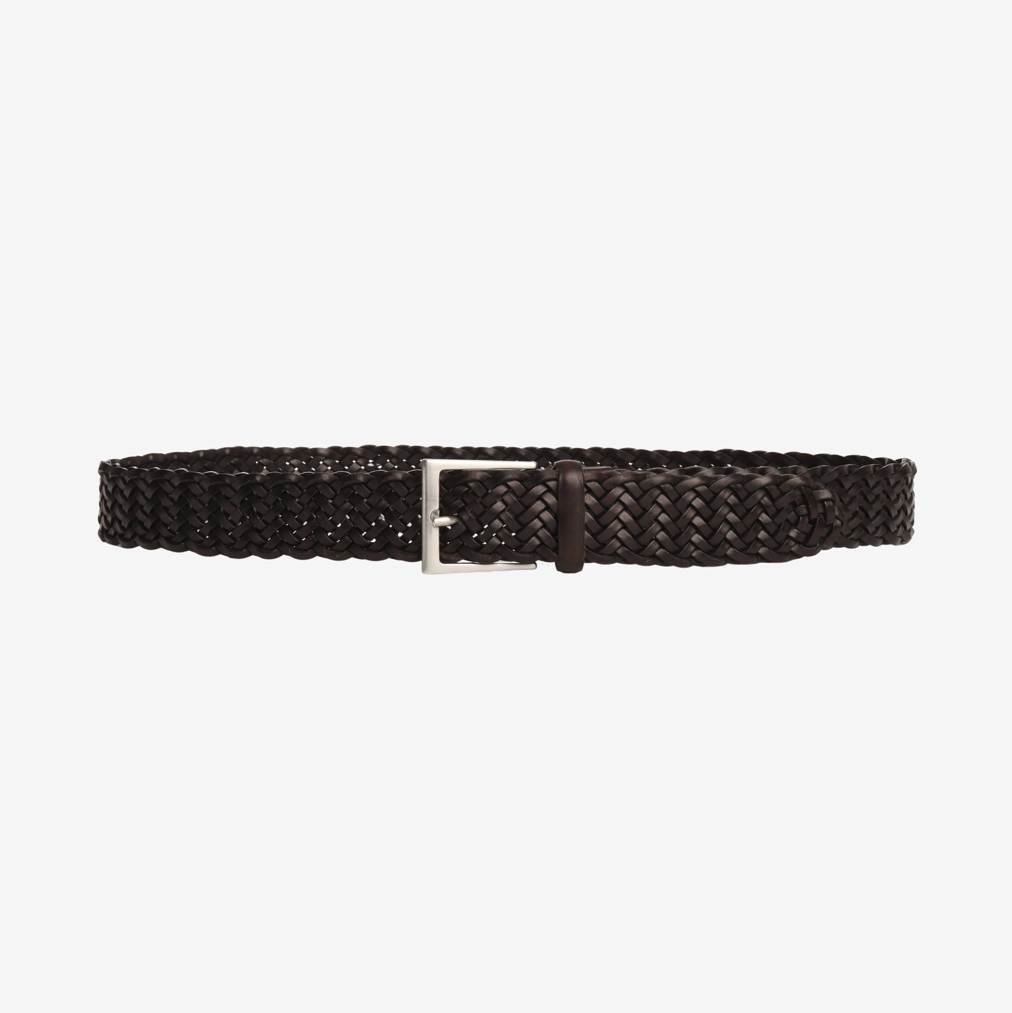 Pleated Leather Belt