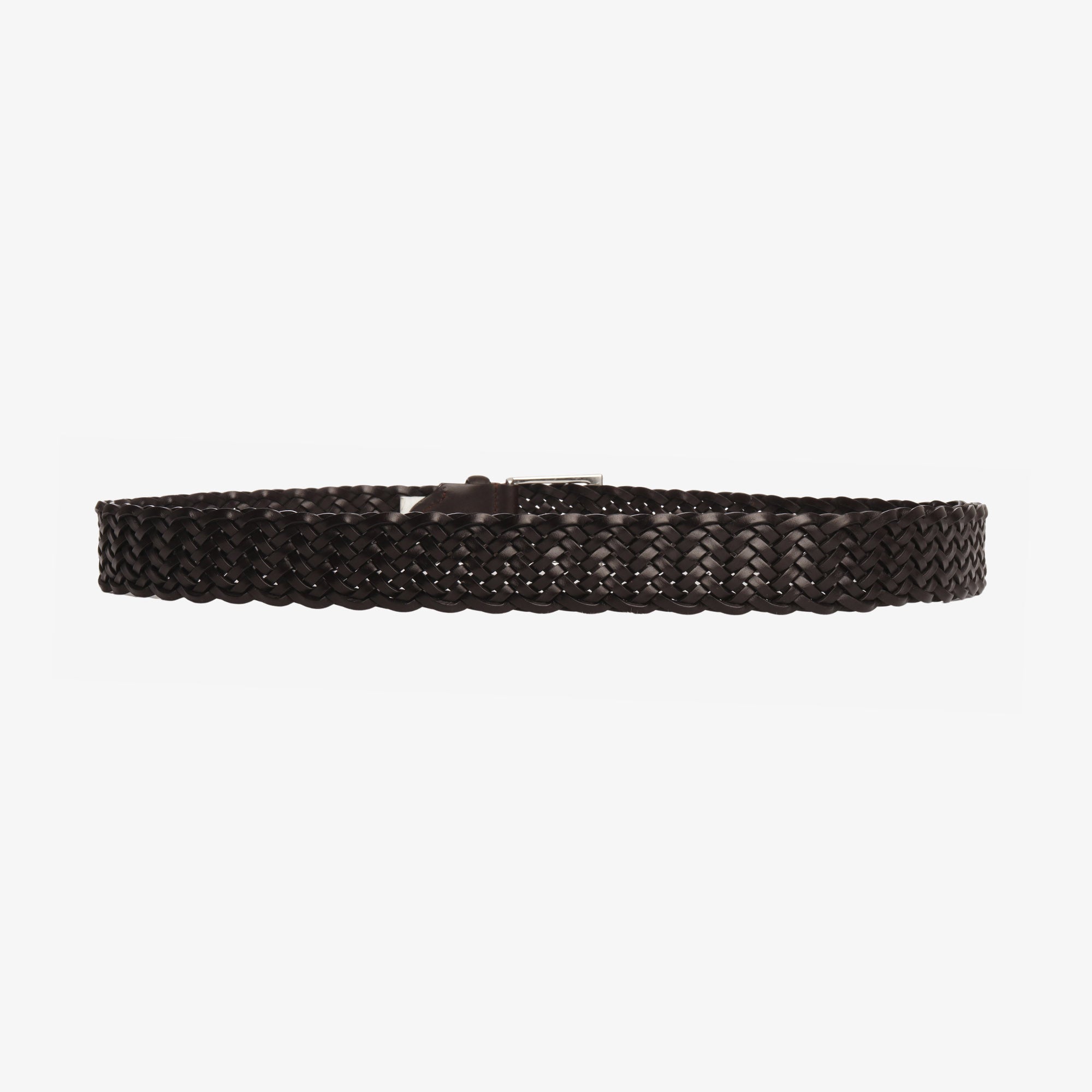 Pleated Leather Belt