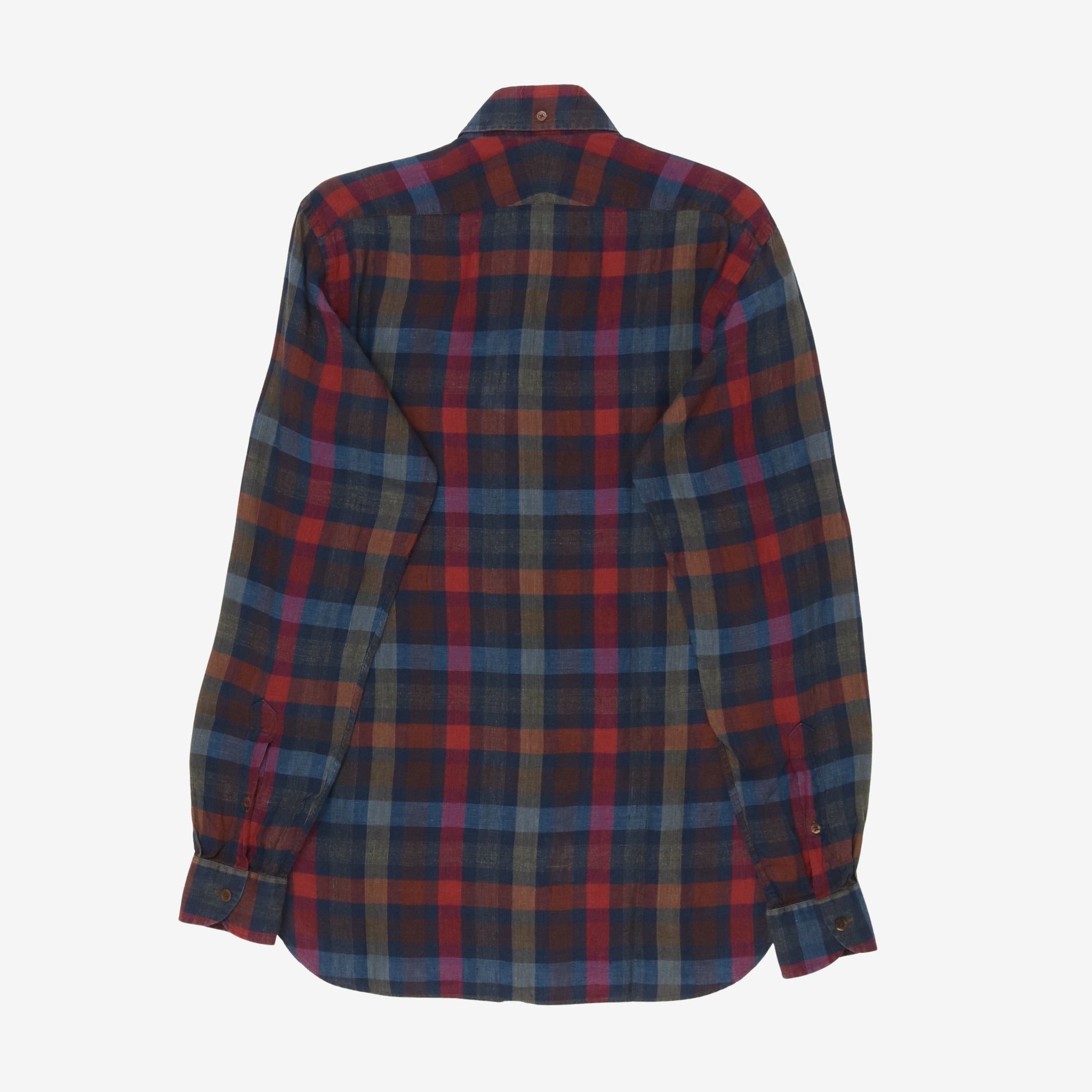 Linen Check Shirt