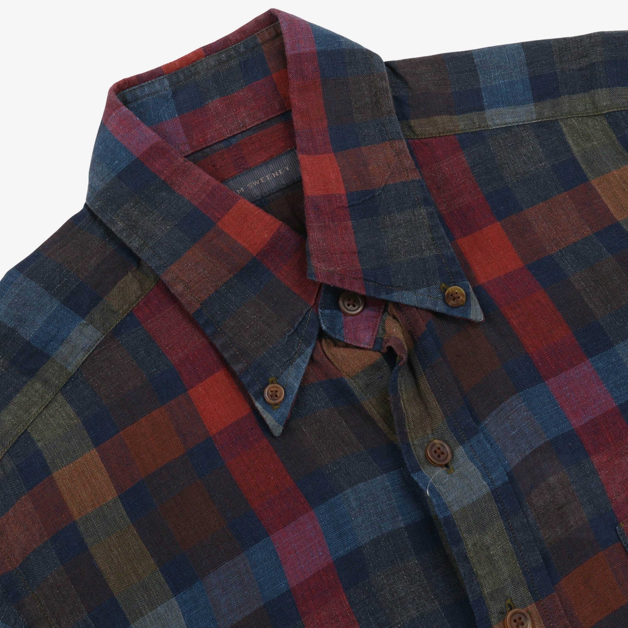 Linen Check Shirt