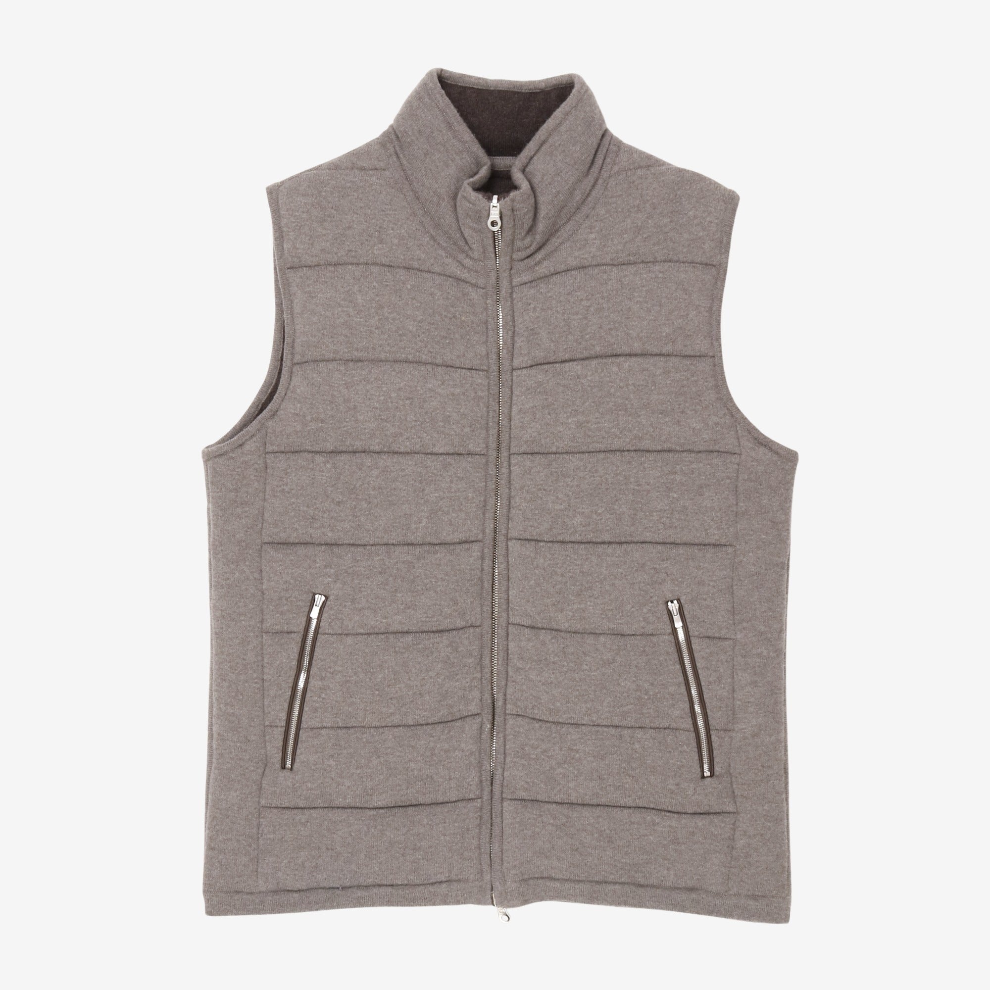 Reversible Mall Cashmere Gilet