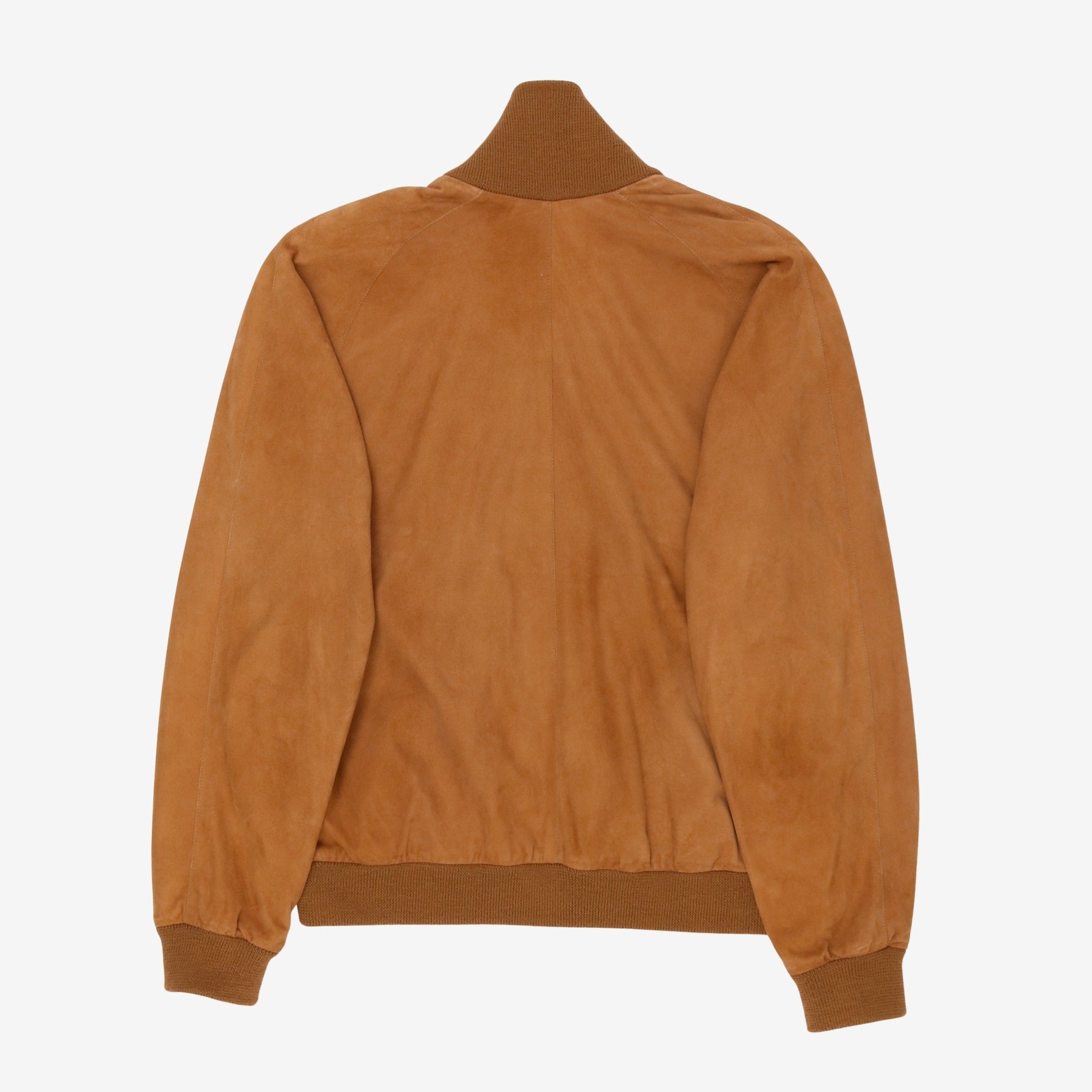 Suede Bomber Jacket