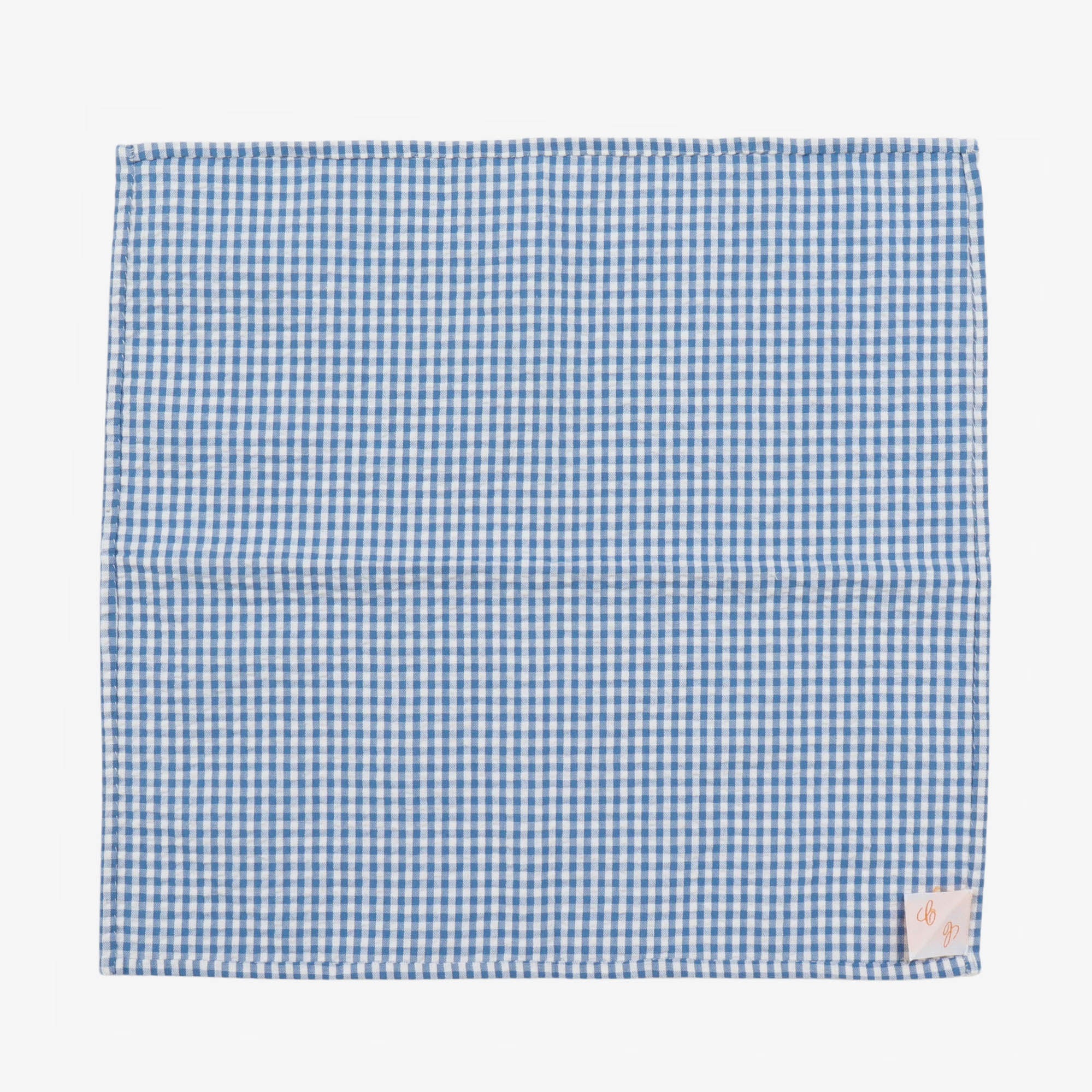 Gingham Seersucker Pocket Square