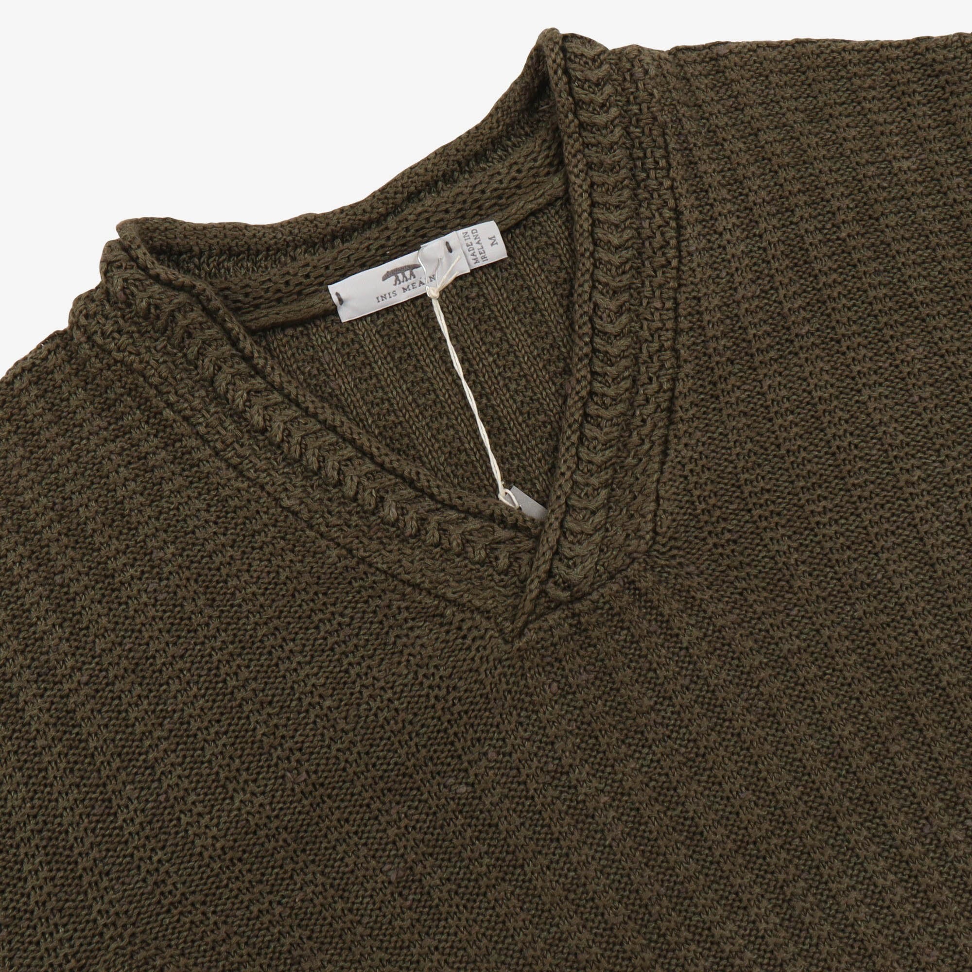 Linen Silk V-Neck Sweater