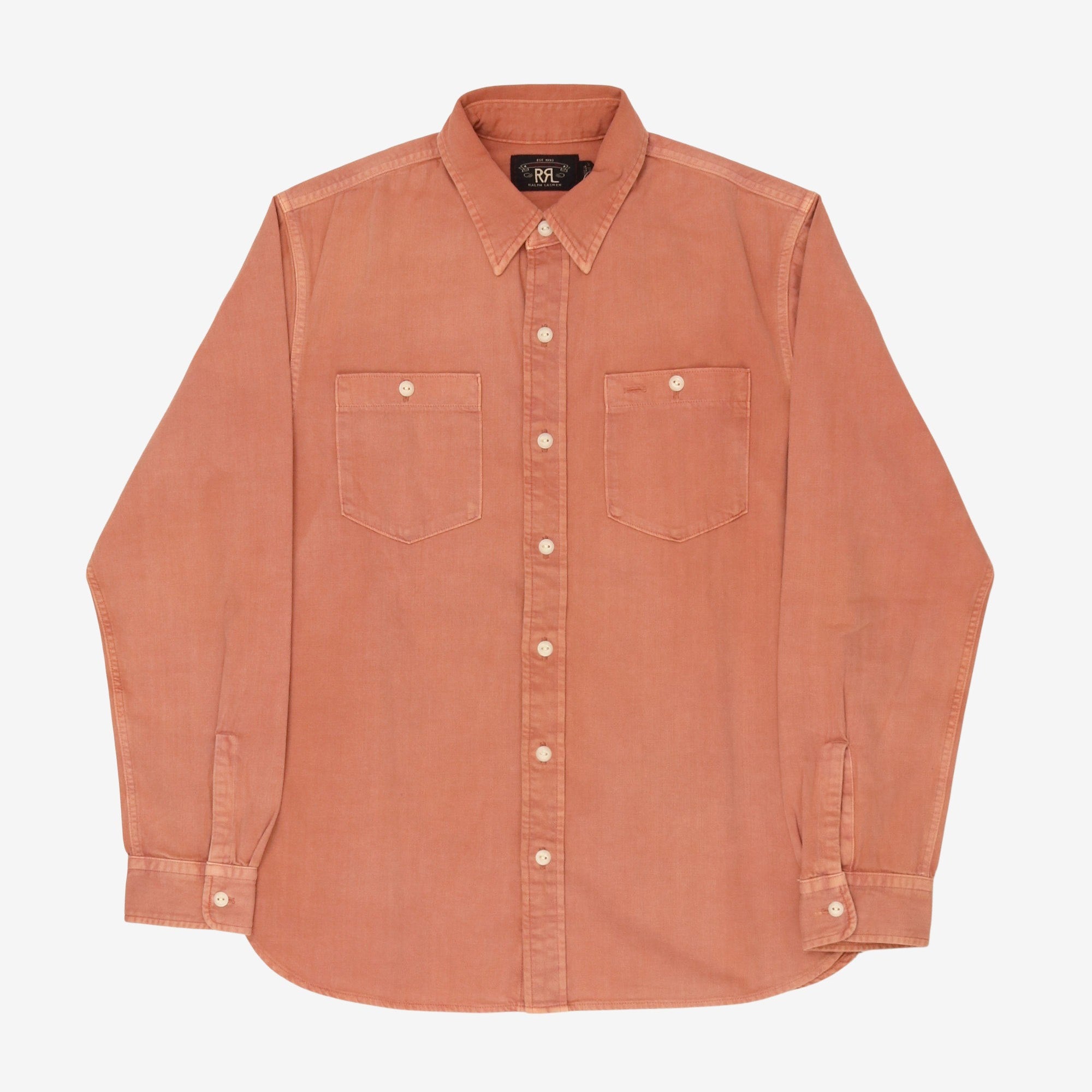 Dyed Twill Work Shirt