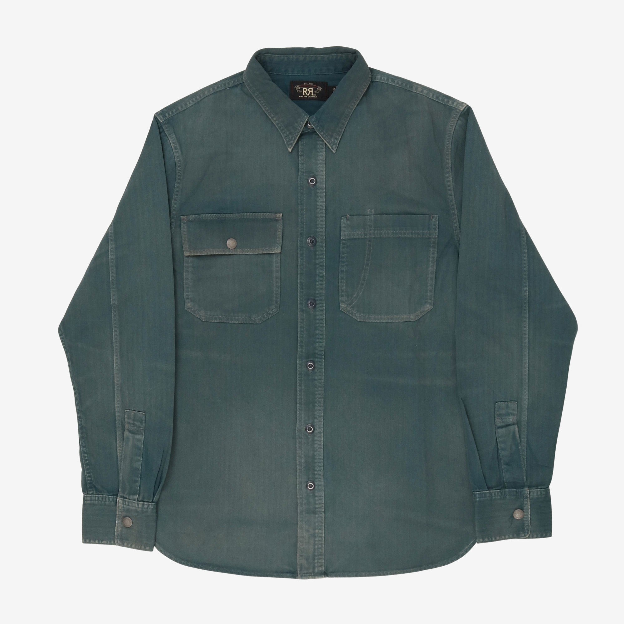 Indigo HBT Work Shirt