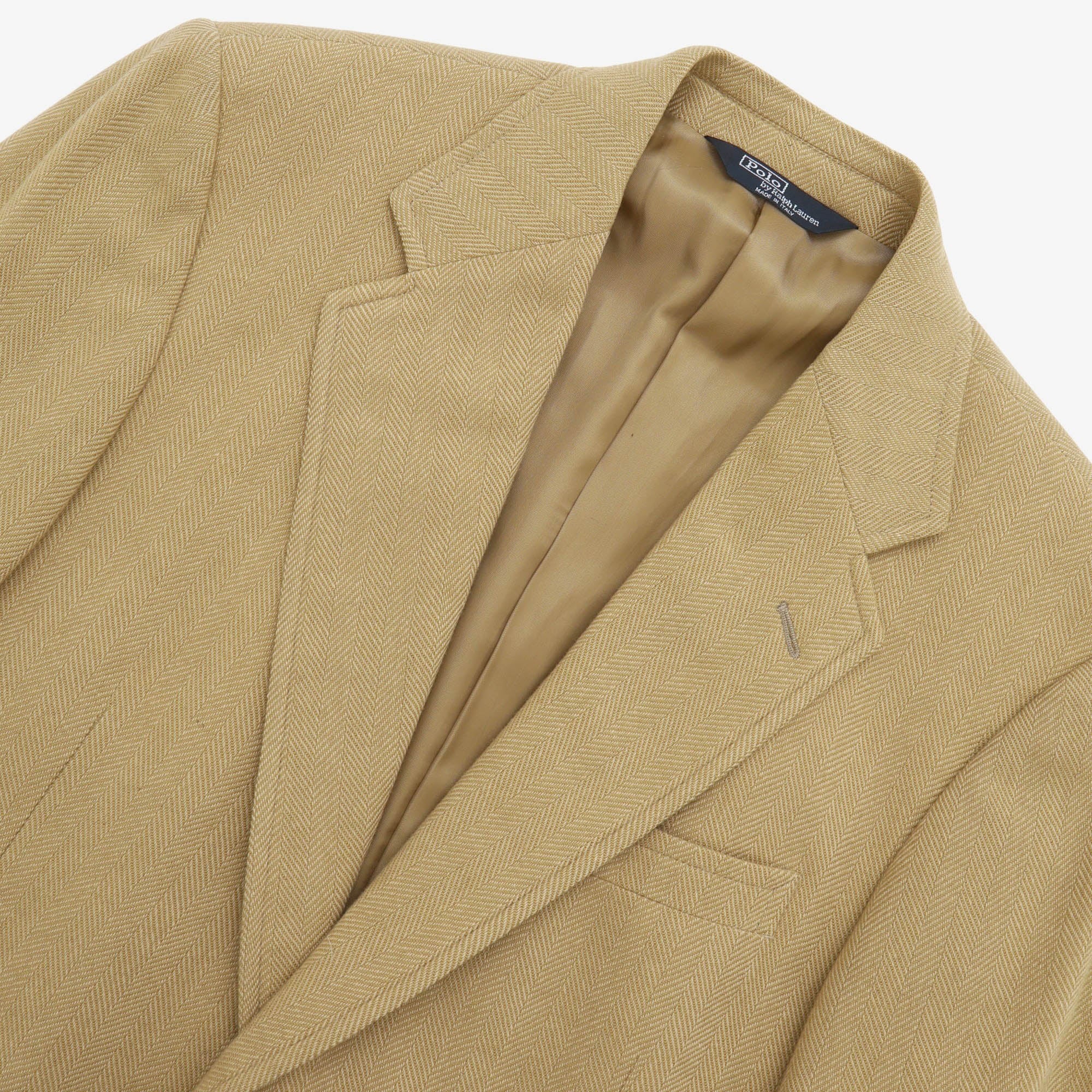 Cashmere Herringbone Blend Blazer