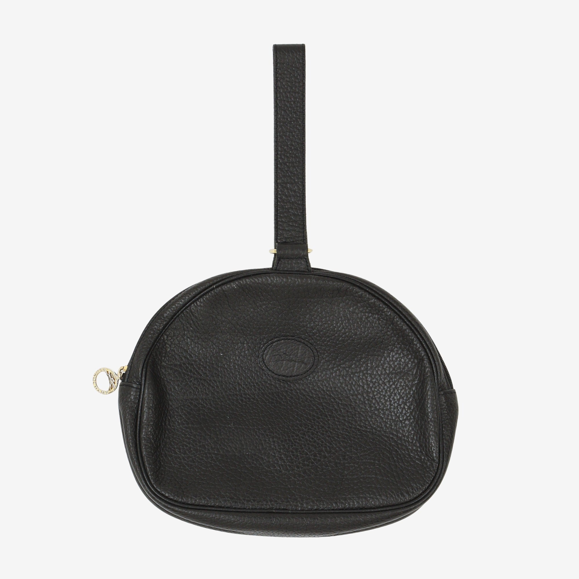 Grained Leather Handbag