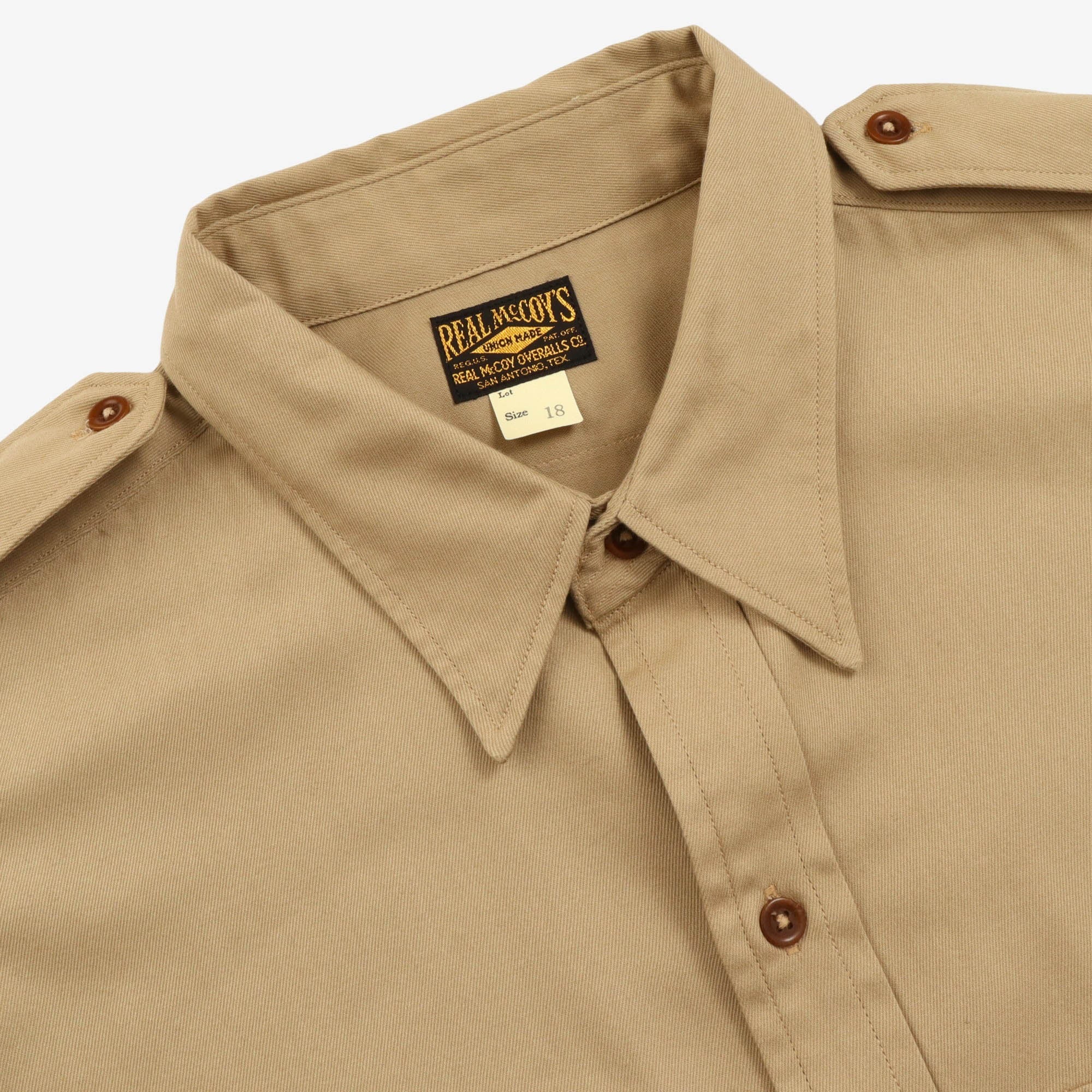 Khaki Shirt LS Modify