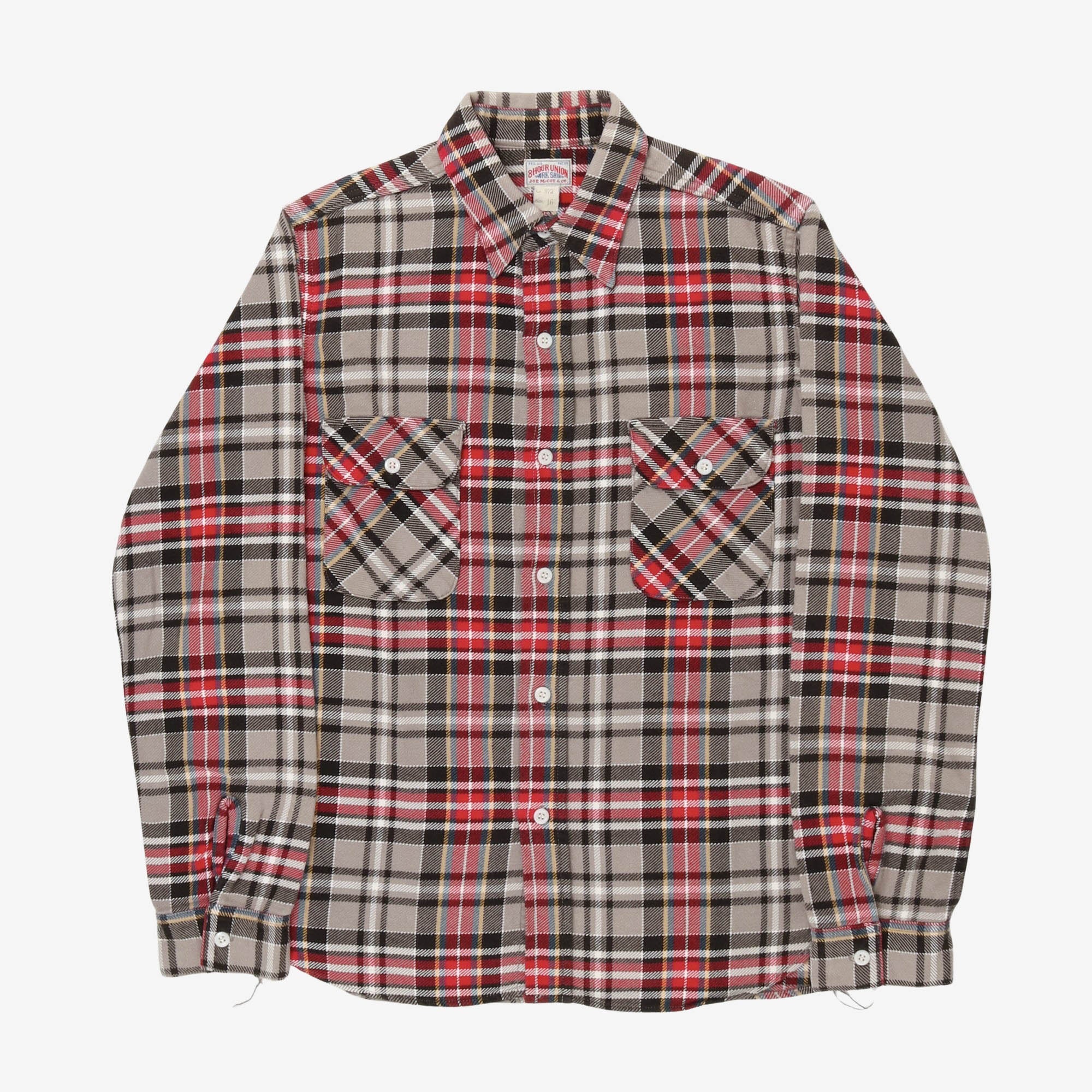 8HU Check Flannel Shirt