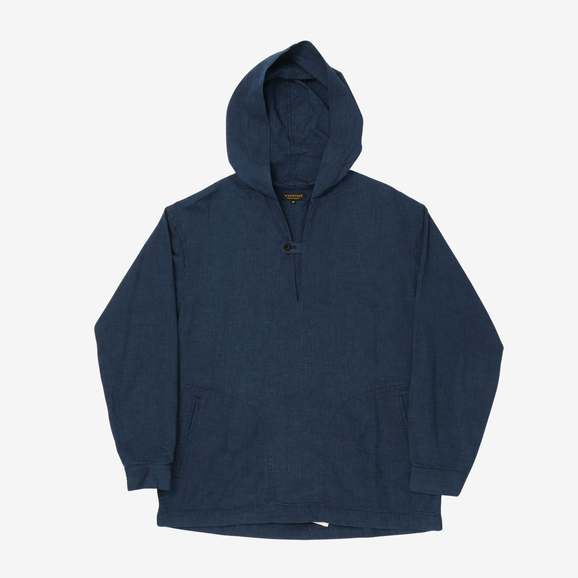 Indigo Hooded Smock