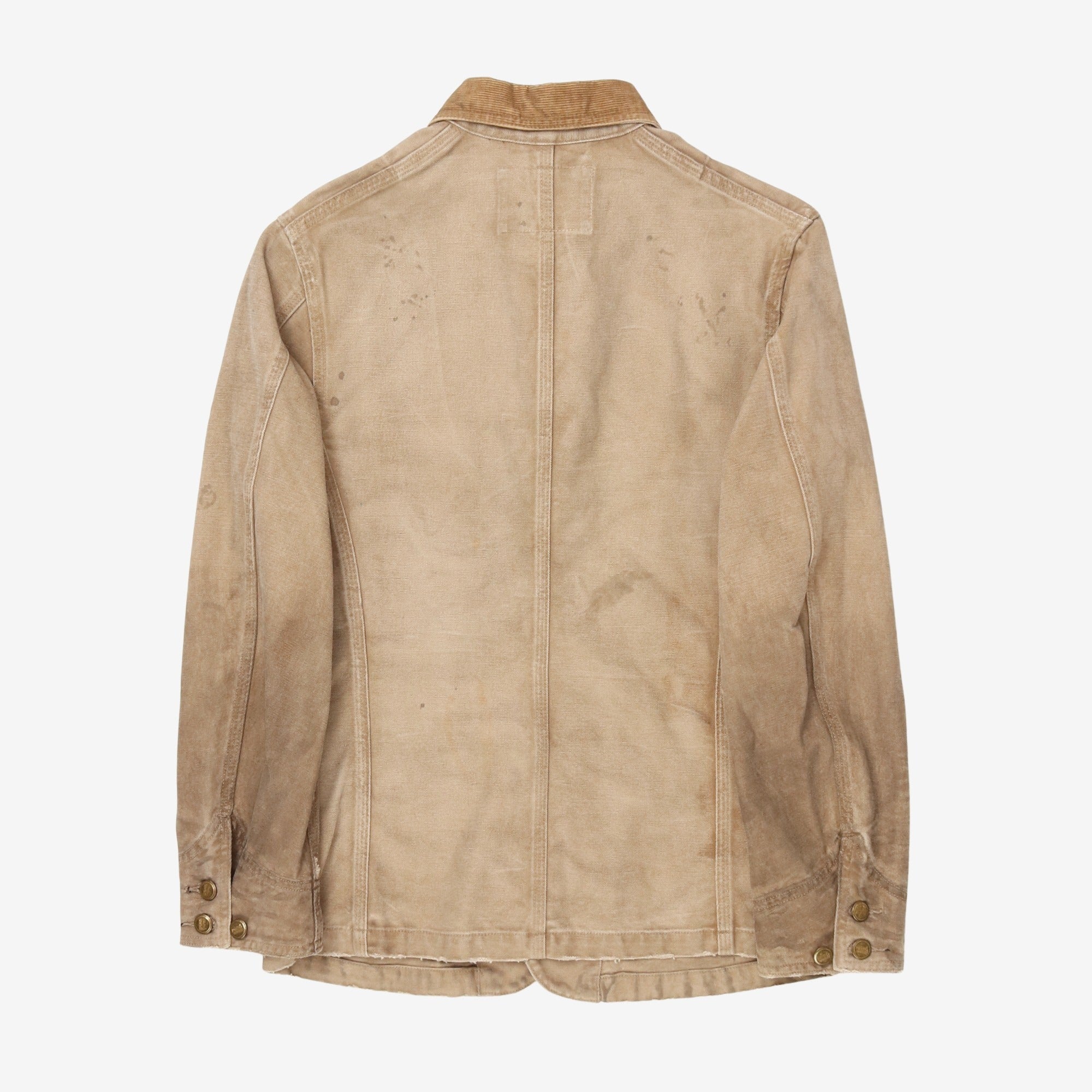 Distressed Canvas Farmers Coat