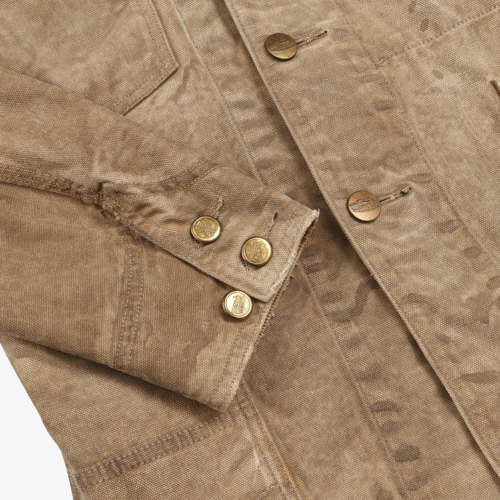 Distressed Canvas Farmers Coat