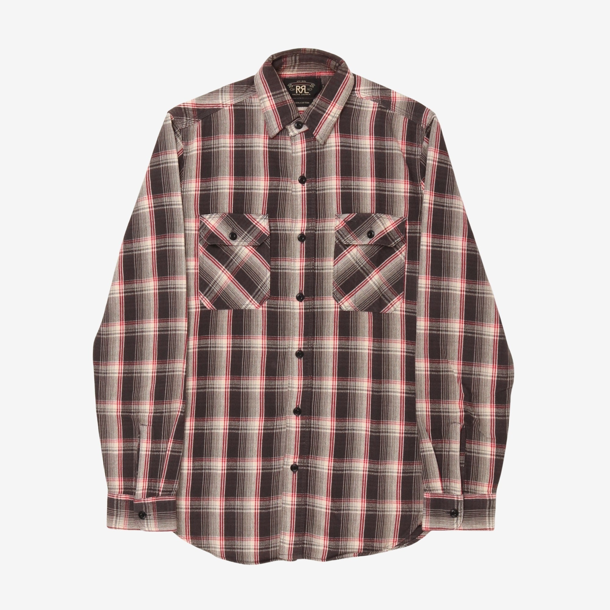 Plaid Check Flannel Shirt