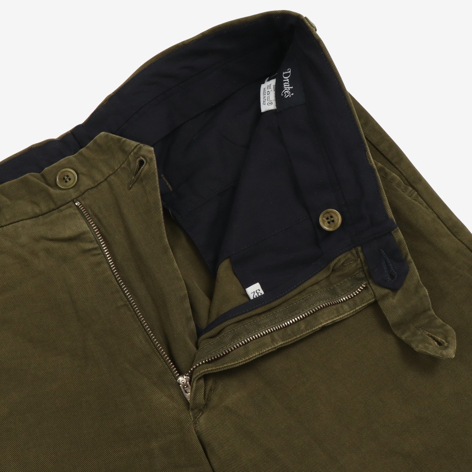 Flat Front Chinos