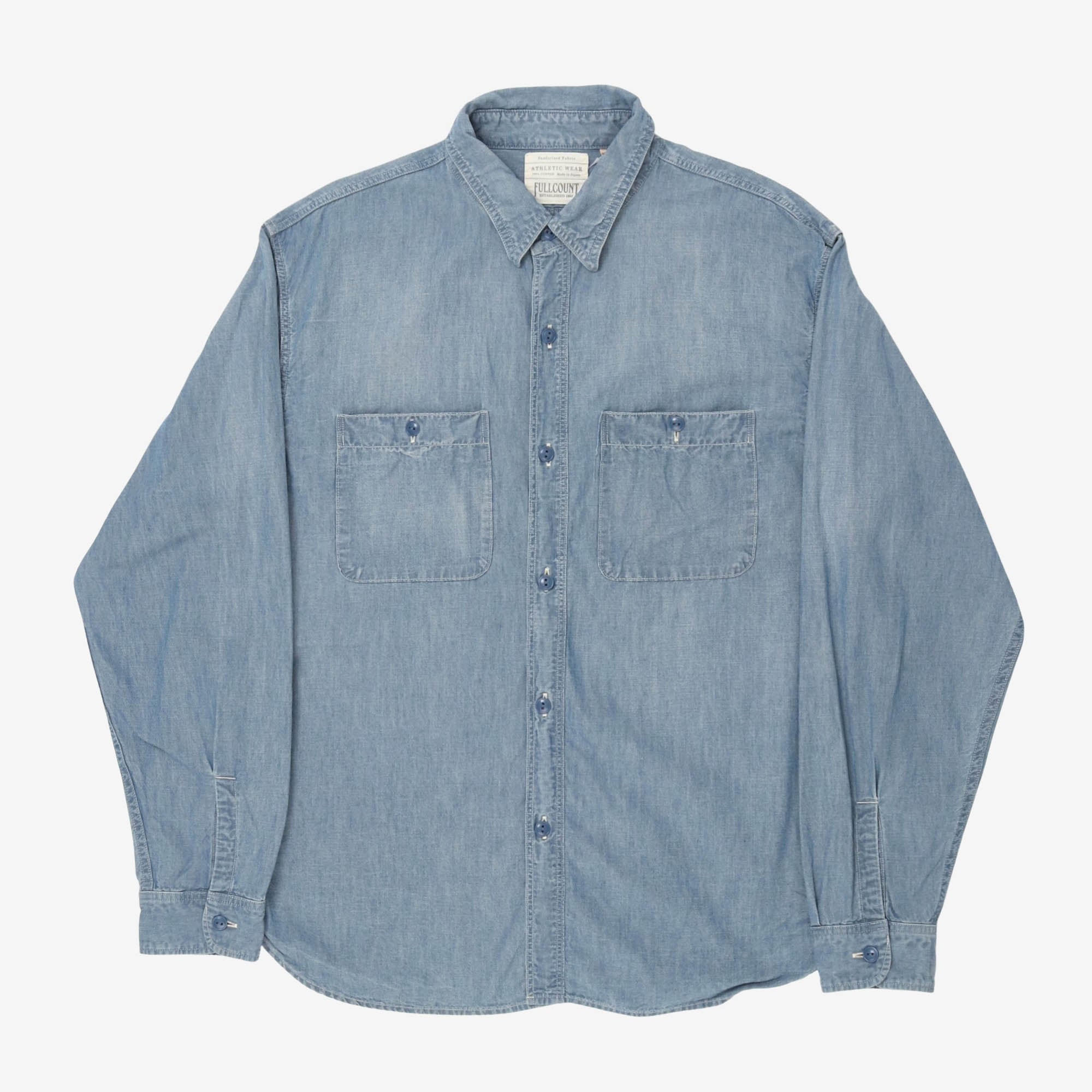 Chambray Work Shirt (Fits UK44)