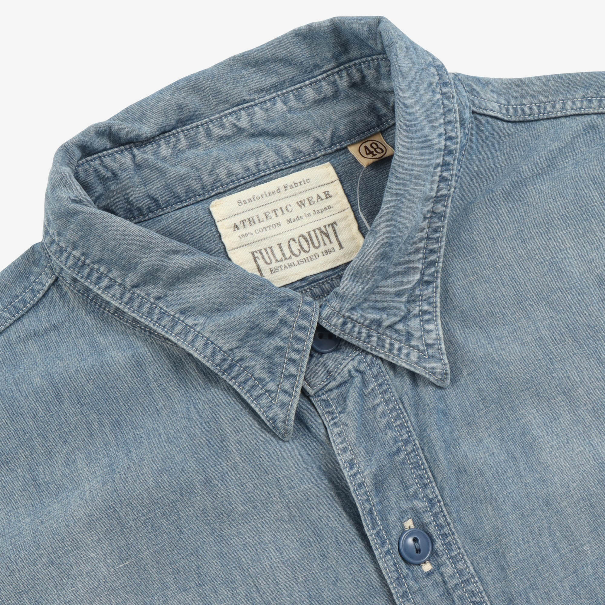 Chambray Work Shirt (Fits UK44)