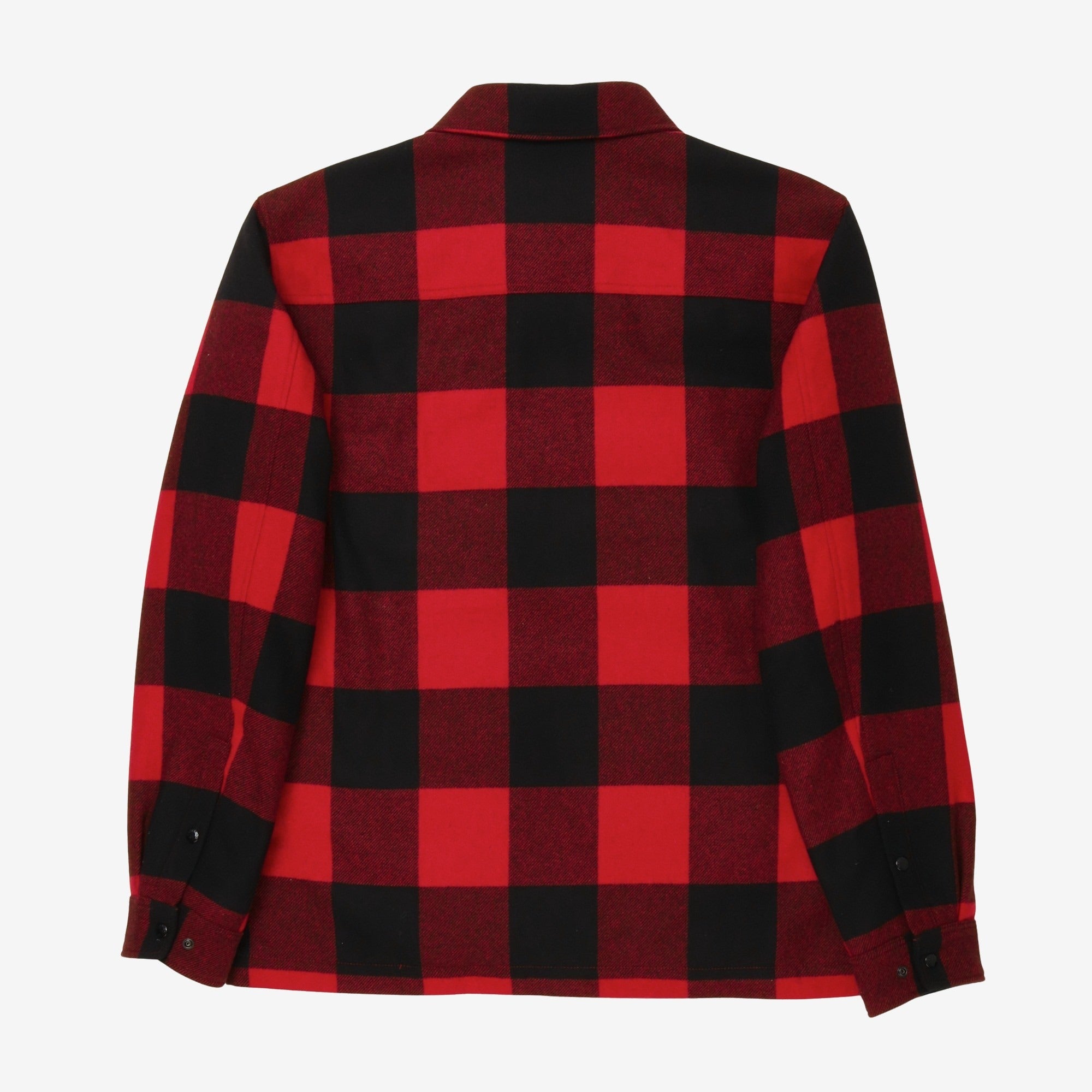 Alaskan Wool Check Down Overshirt