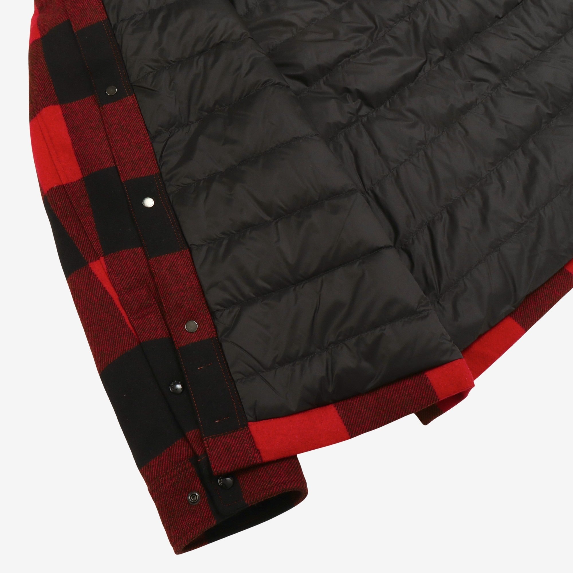 Alaskan Wool Check Down Overshirt