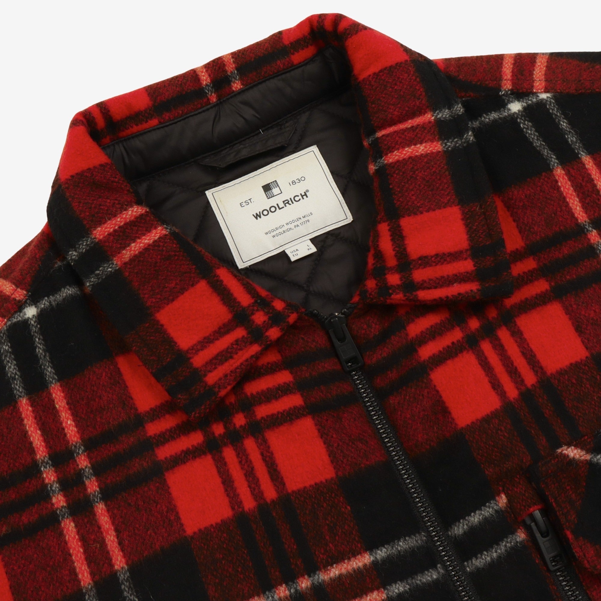 Wool Check Jacket