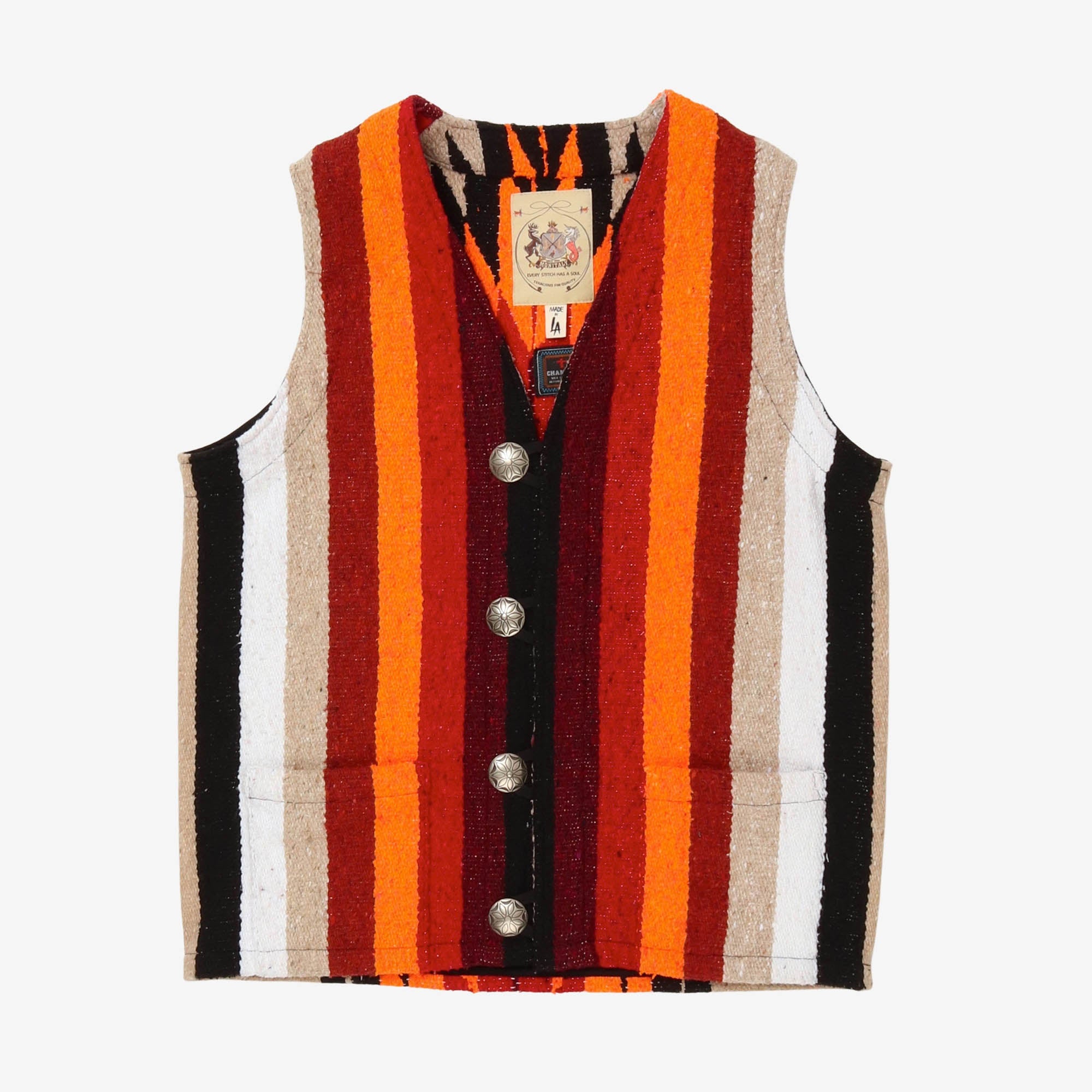 Chamula Button-Down Vest