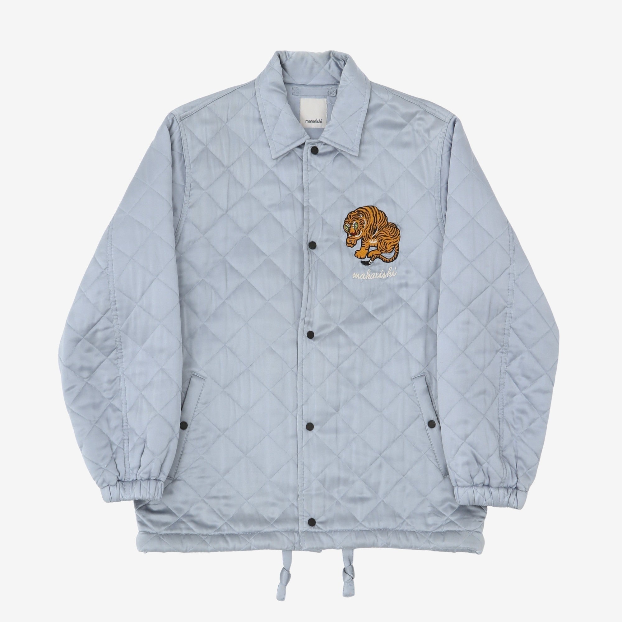 Quilted Washed Silk Jacket