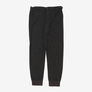 Knitted Cuff Wool Trouser